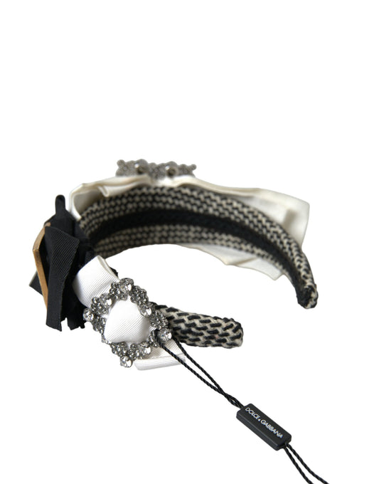 Dolce & Gabbana Multicolor Crystal Embellished Women Headband Diadem Curated Luxury Accessories by Orvyn