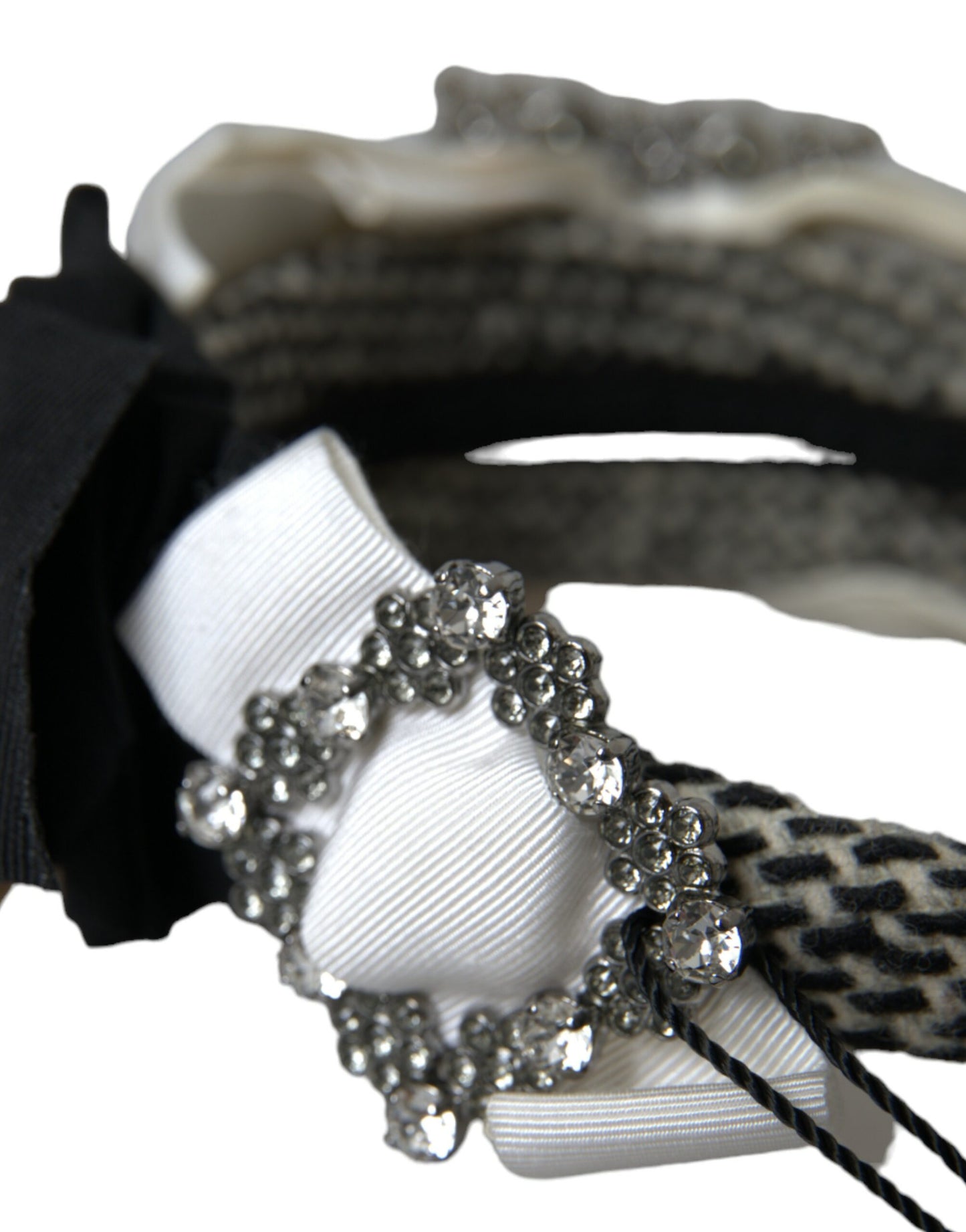 Dolce & Gabbana Multicolor Crystal Embellished Women Headband Diadem Curated Luxury Accessories by Orvyn