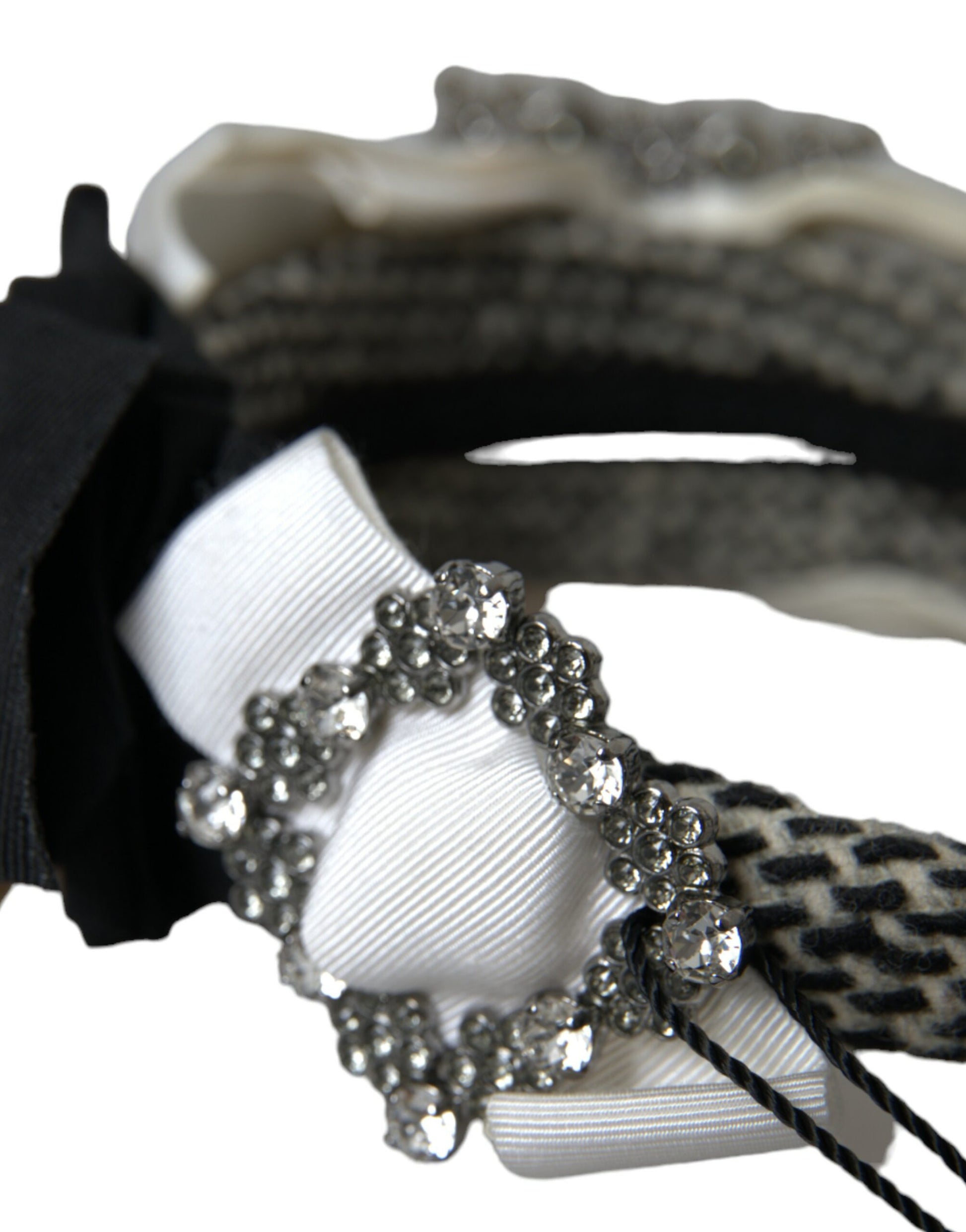 Dolce & Gabbana Multicolor Crystal Embellished Women Headband Diadem Curated Luxury Accessories by Orvyn
