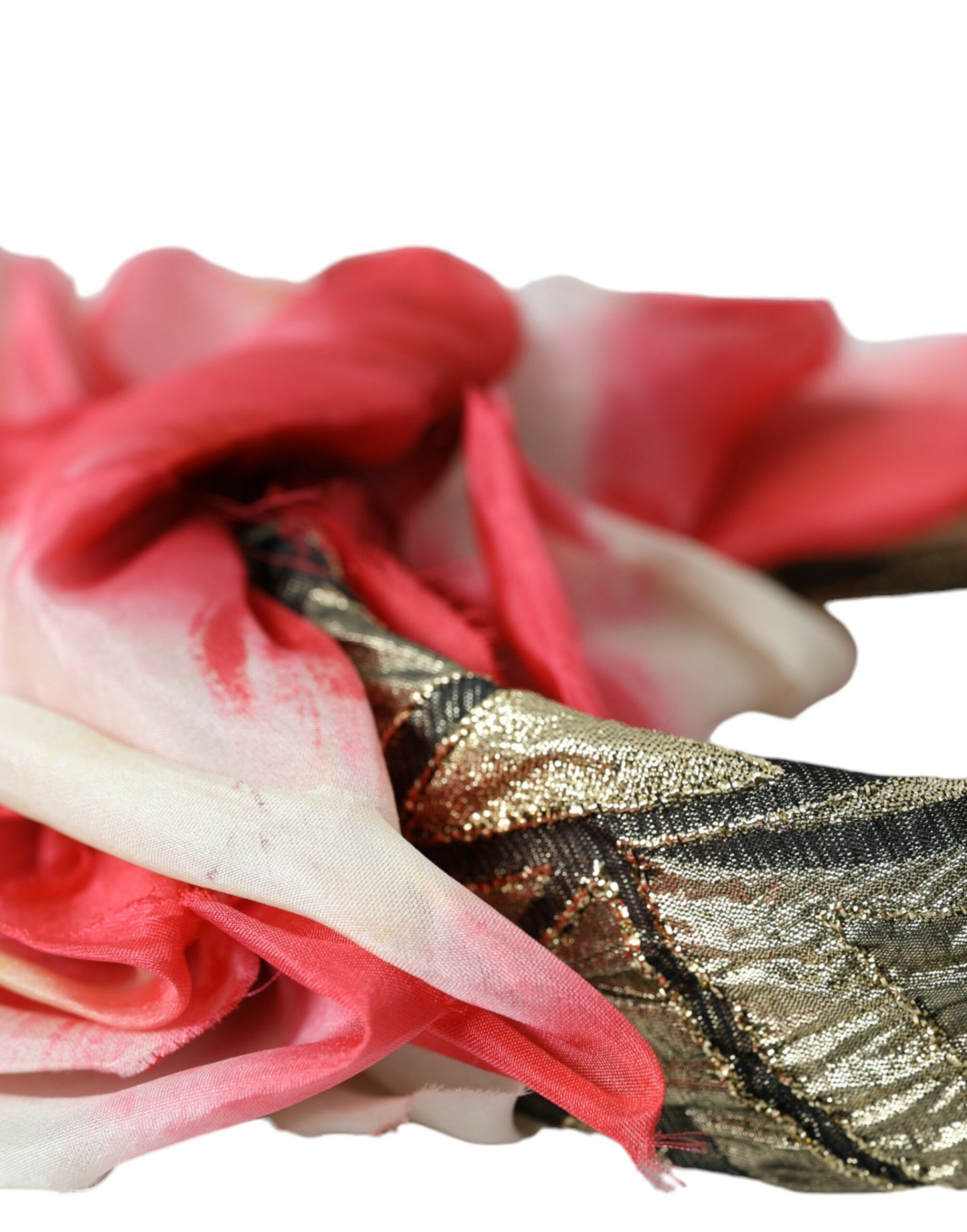 Dolce & Gabbana Multicolor Floral Applique Silk Women Headband Diadem Curated Luxury Accessories by Orvyn