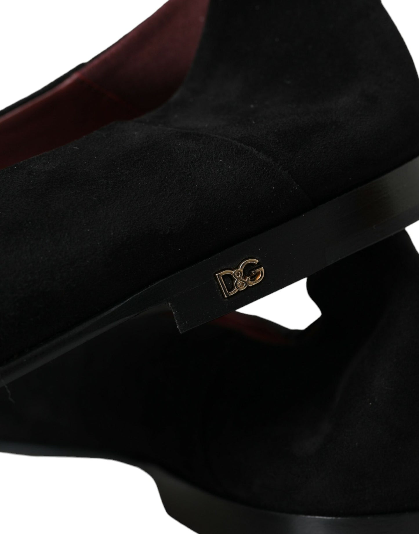 Dolce & Gabbana Black Suede Loafers Formal Dress Slip On Shoes Curated Luxury Accessories by Orvyn