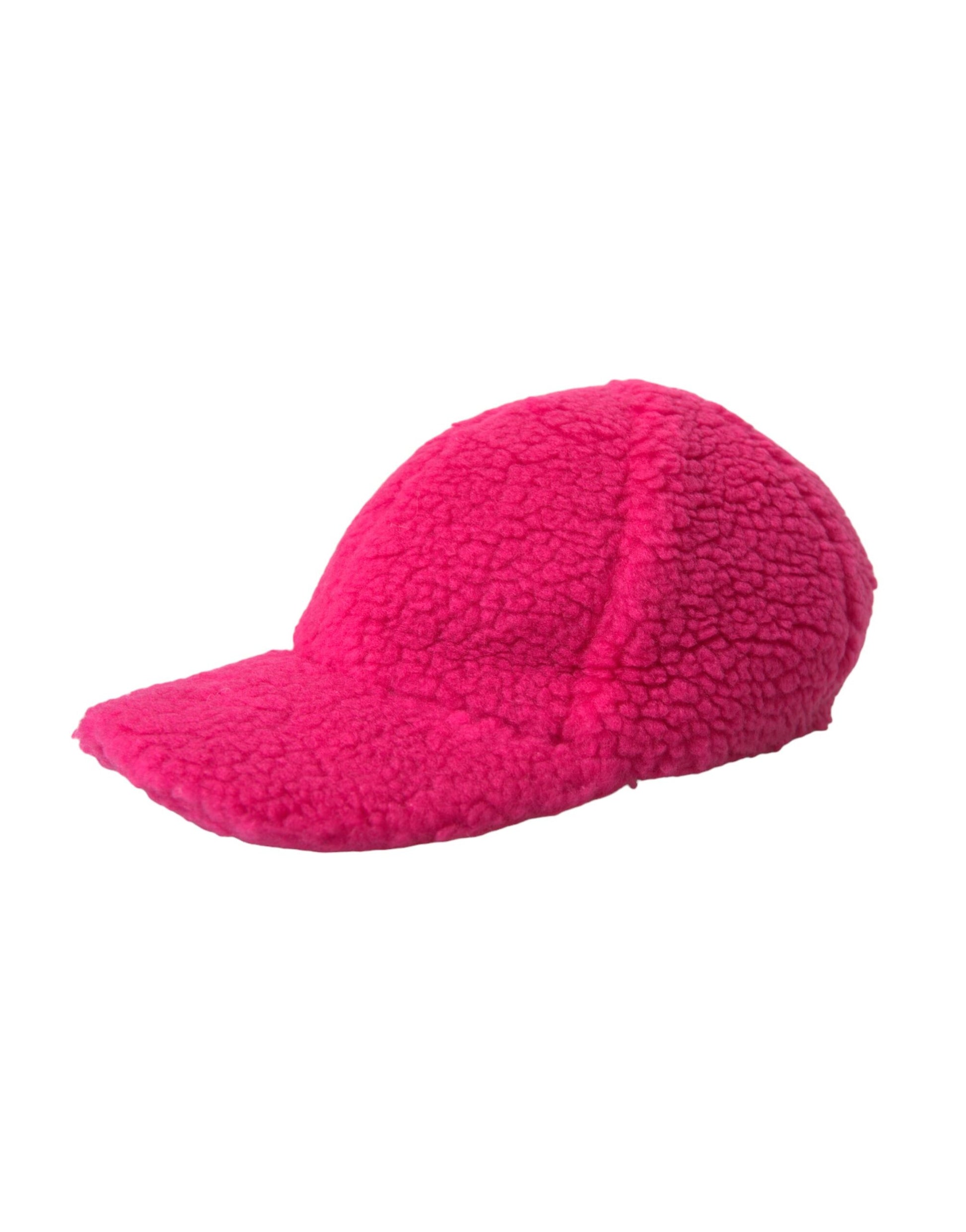 Dolce & Gabbana Pink Fleece Plush Baseball Hat Men Curated Luxury Accessories by Orvyn