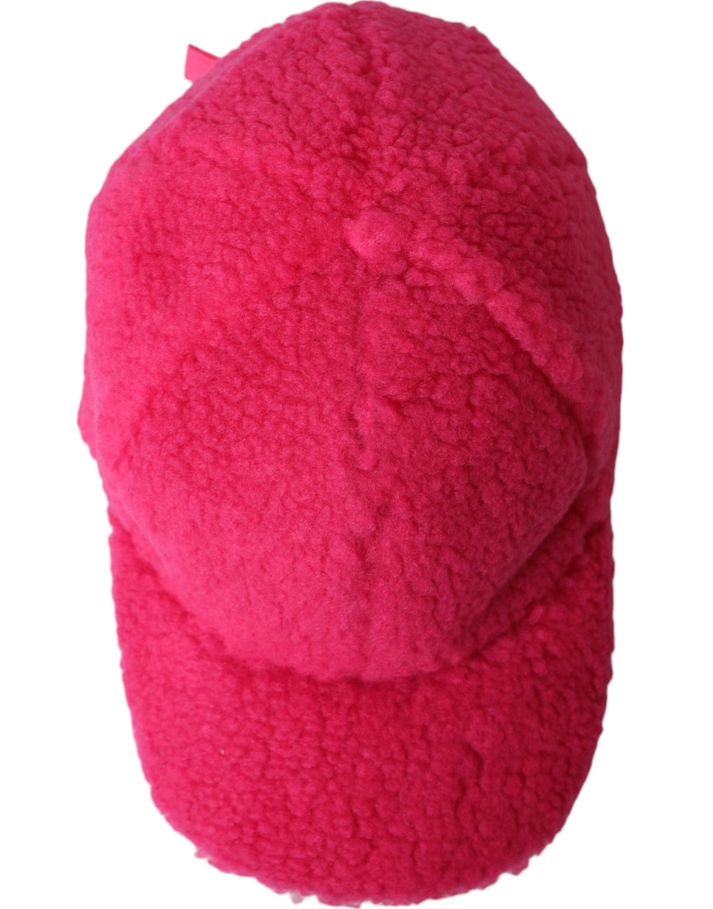 Dolce & Gabbana Pink Fleece Plush Baseball Hat Men Curated Luxury Accessories by Orvyn