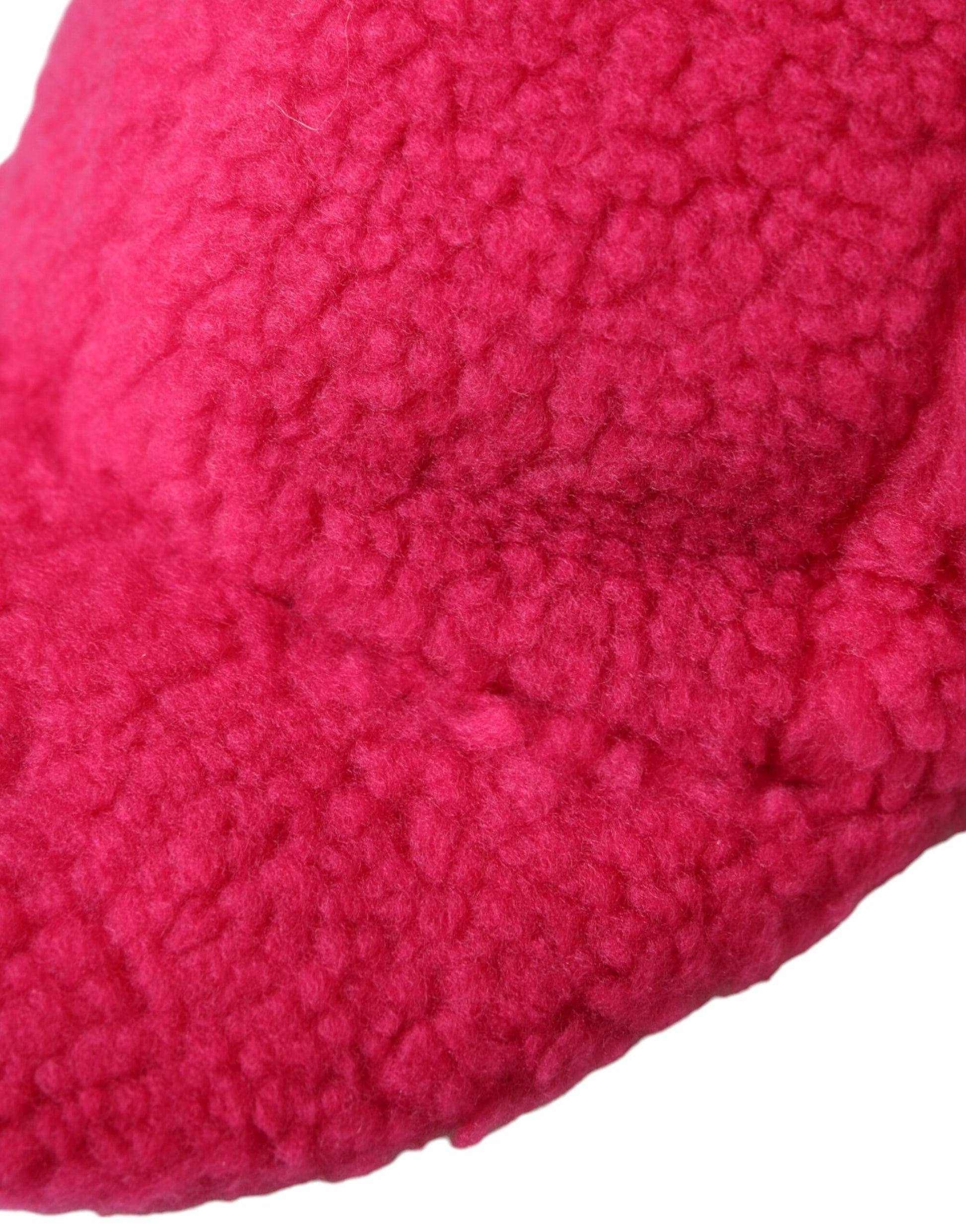 Dolce & Gabbana Pink Fleece Plush Baseball Hat Men Curated Luxury Accessories by Orvyn