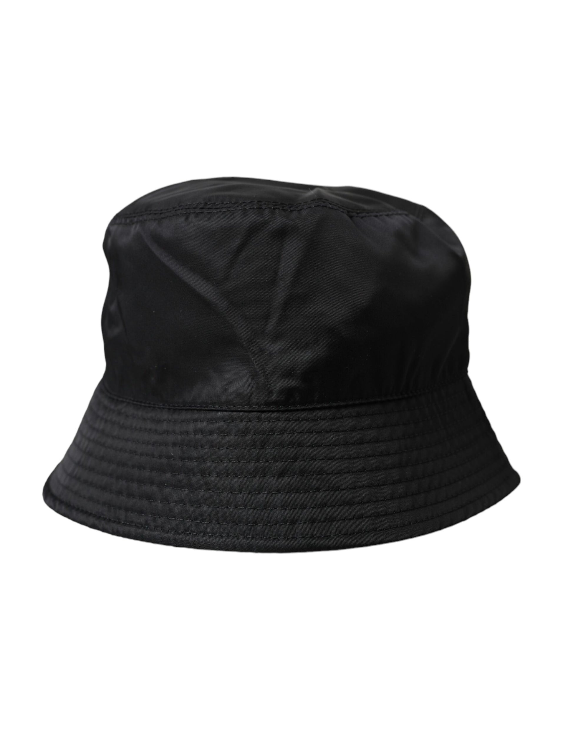 Dolce & Gabbana Black Wide Brim Cap Bucket Hat Men Curated Luxury Accessories by Orvyn