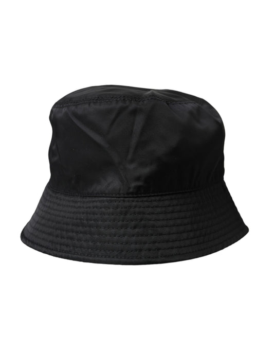 Dolce & Gabbana Black Wide Brim Cap Bucket Hat Men Curated Luxury Accessories by Orvyn