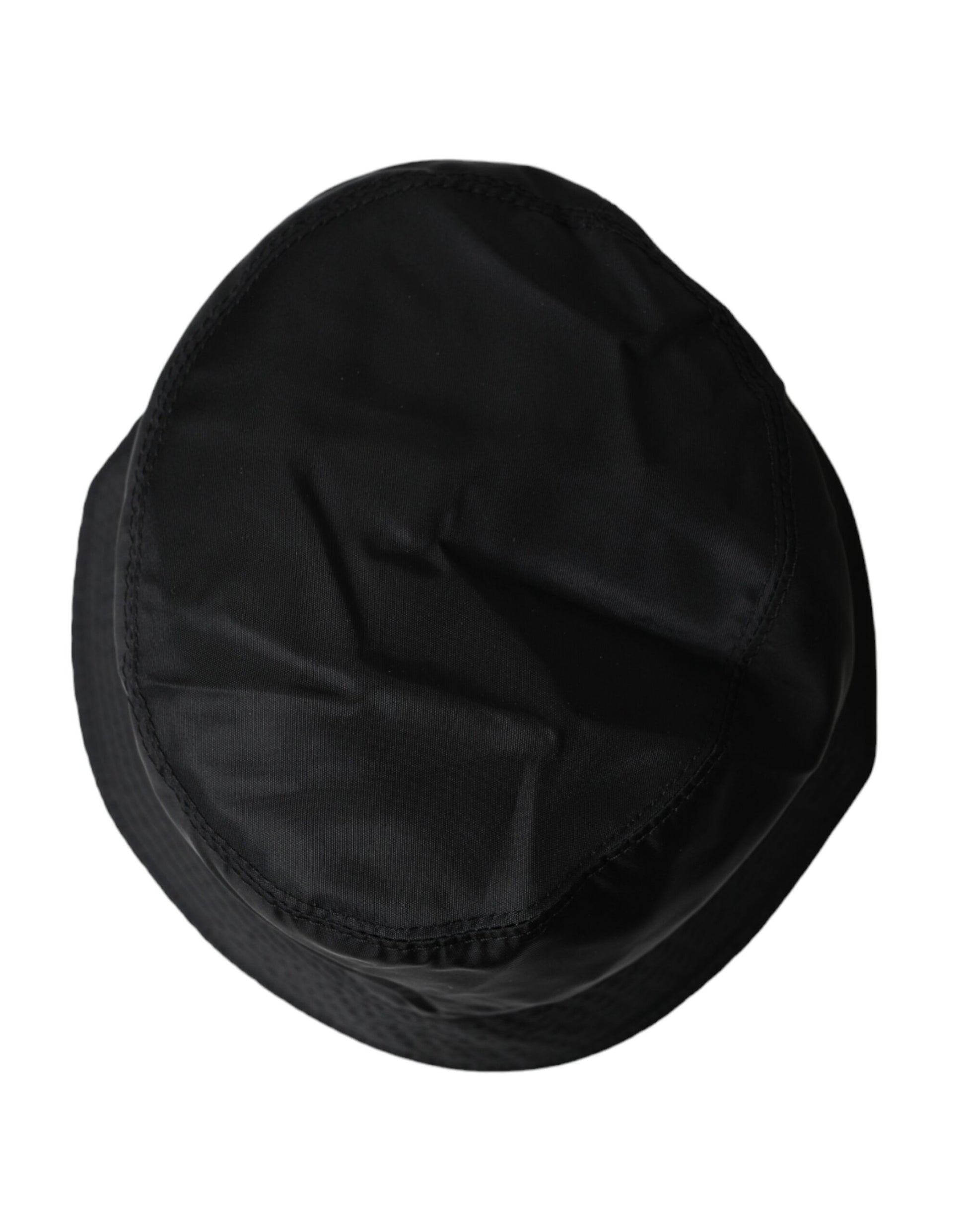 Dolce & Gabbana Black Wide Brim Cap Bucket Hat Men Curated Luxury Accessories by Orvyn