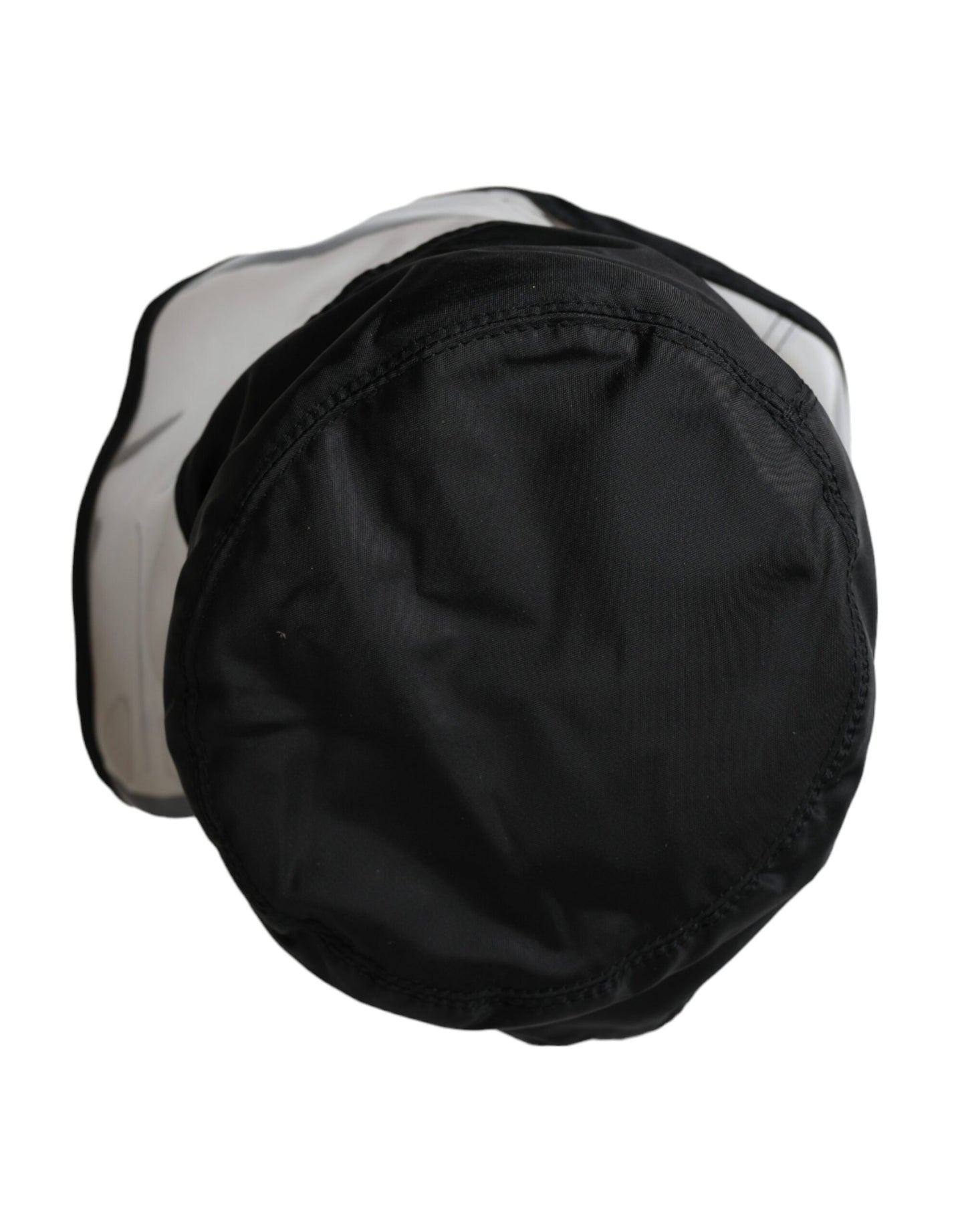 Dolce & Gabbana Black Polyester Plastic Bucket Hat Men Curated Luxury Accessories by Orvyn