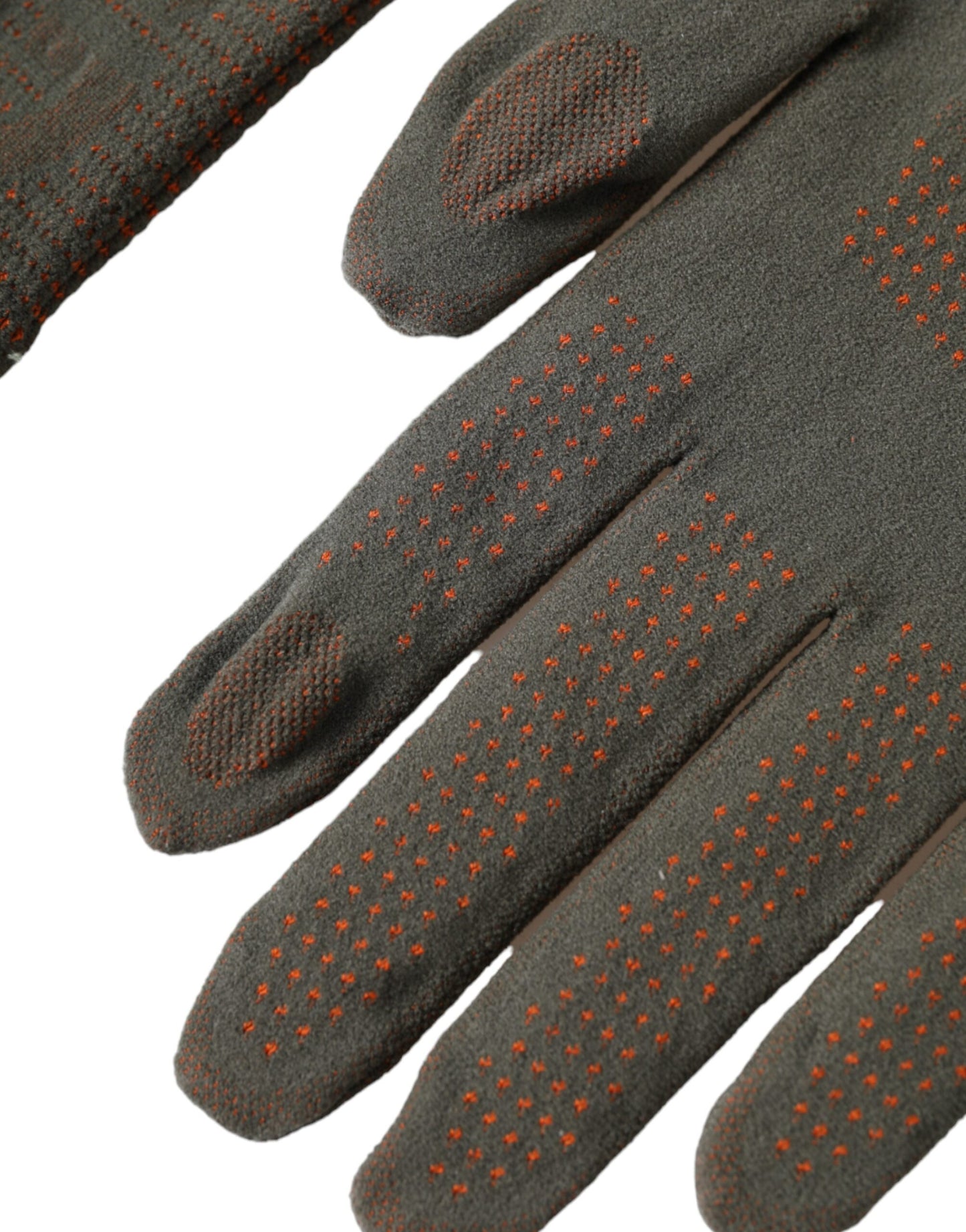 Dolce & Gabbana Brown Cotton Stretch Wrist Length Gloves Curated Luxury Accessories by Orvyn