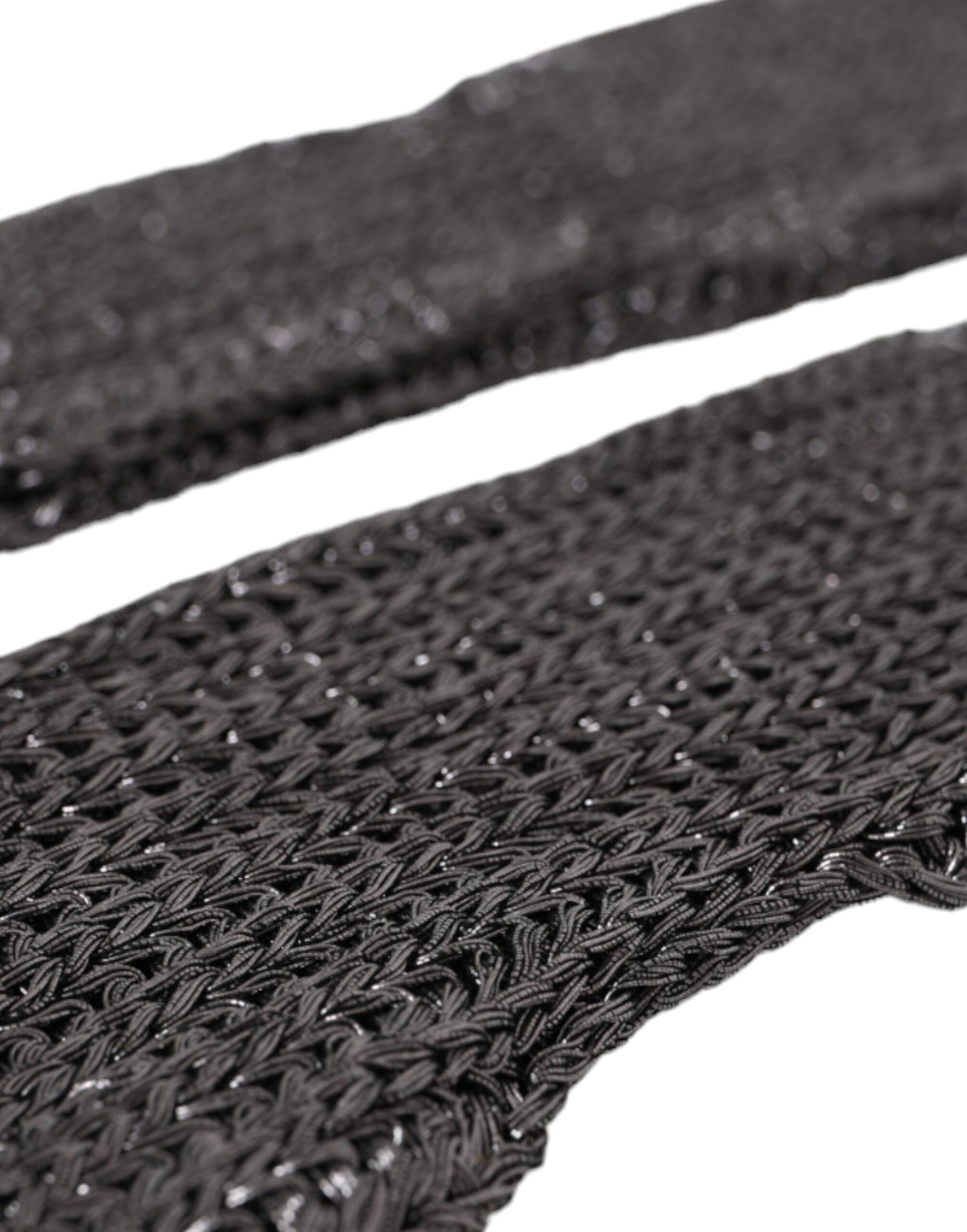Dolce & Gabbana Gray Viscose Knitted Finger Less Gloves Curated Luxury Accessories by Orvyn