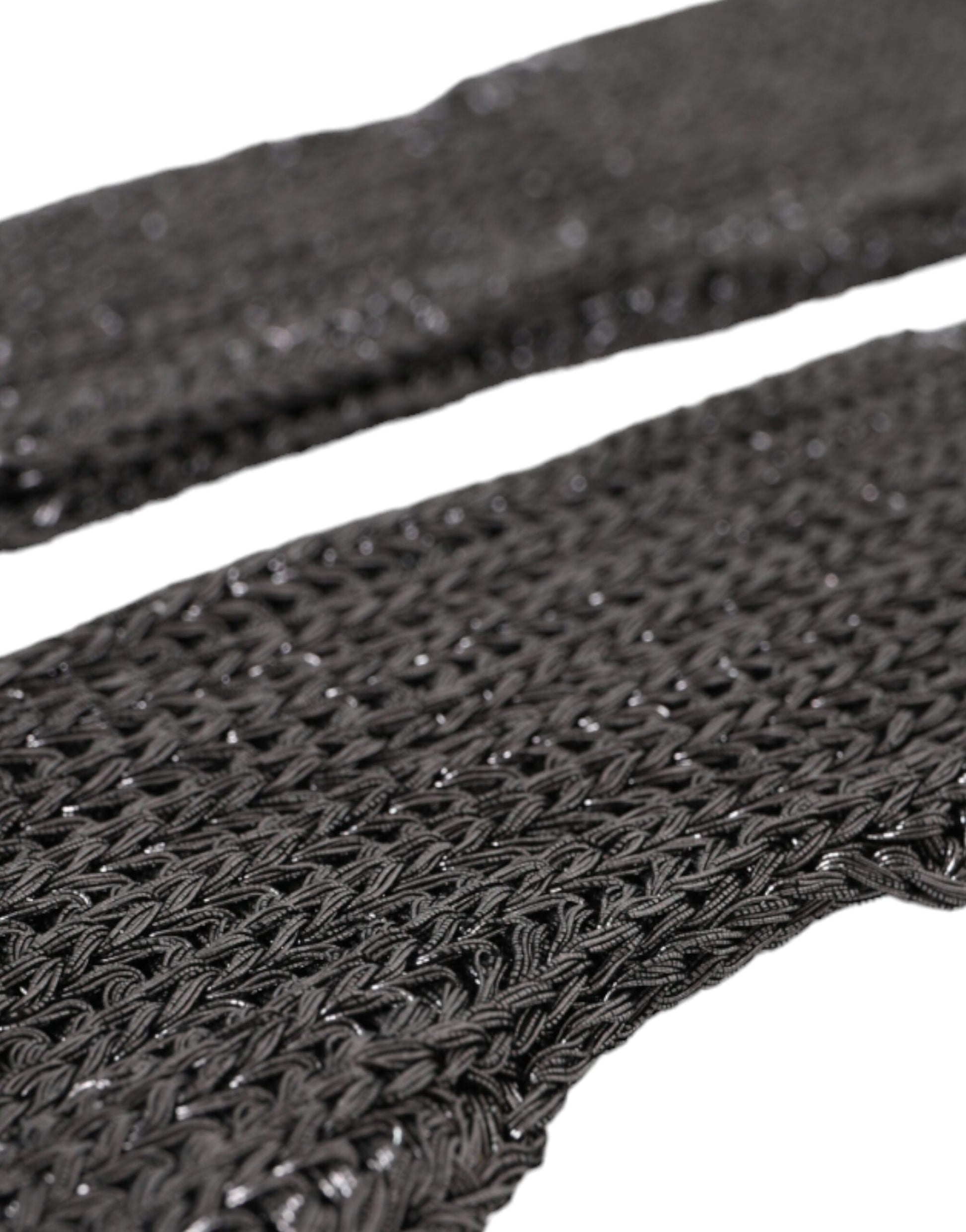Dolce & Gabbana Gray Viscose Knitted Finger Less Gloves Curated Luxury Accessories by Orvyn