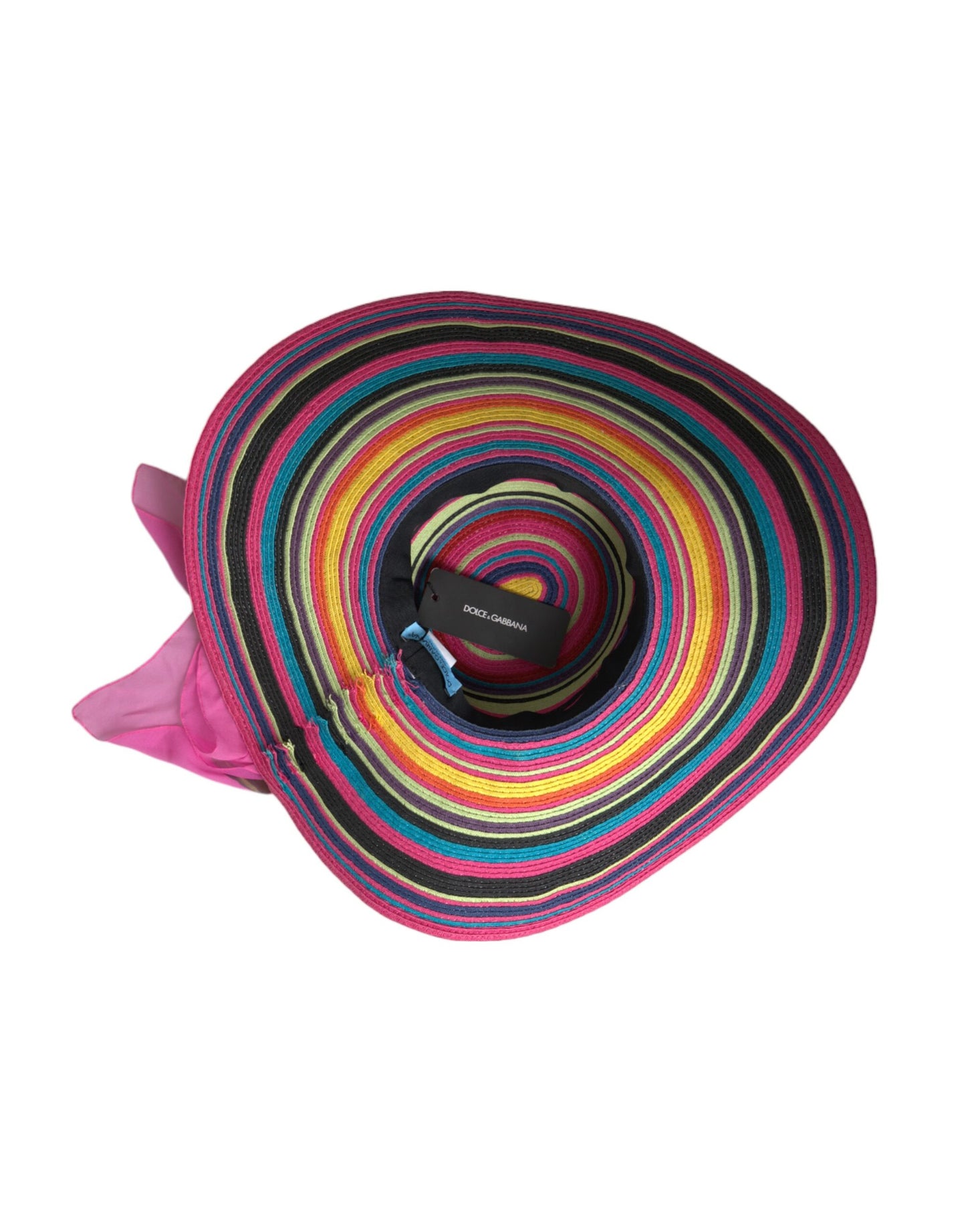 Dolce & Gabbana Multicolor Fantasy Wide Brim Floppy Hat Curated Luxury Accessories by Orvyn