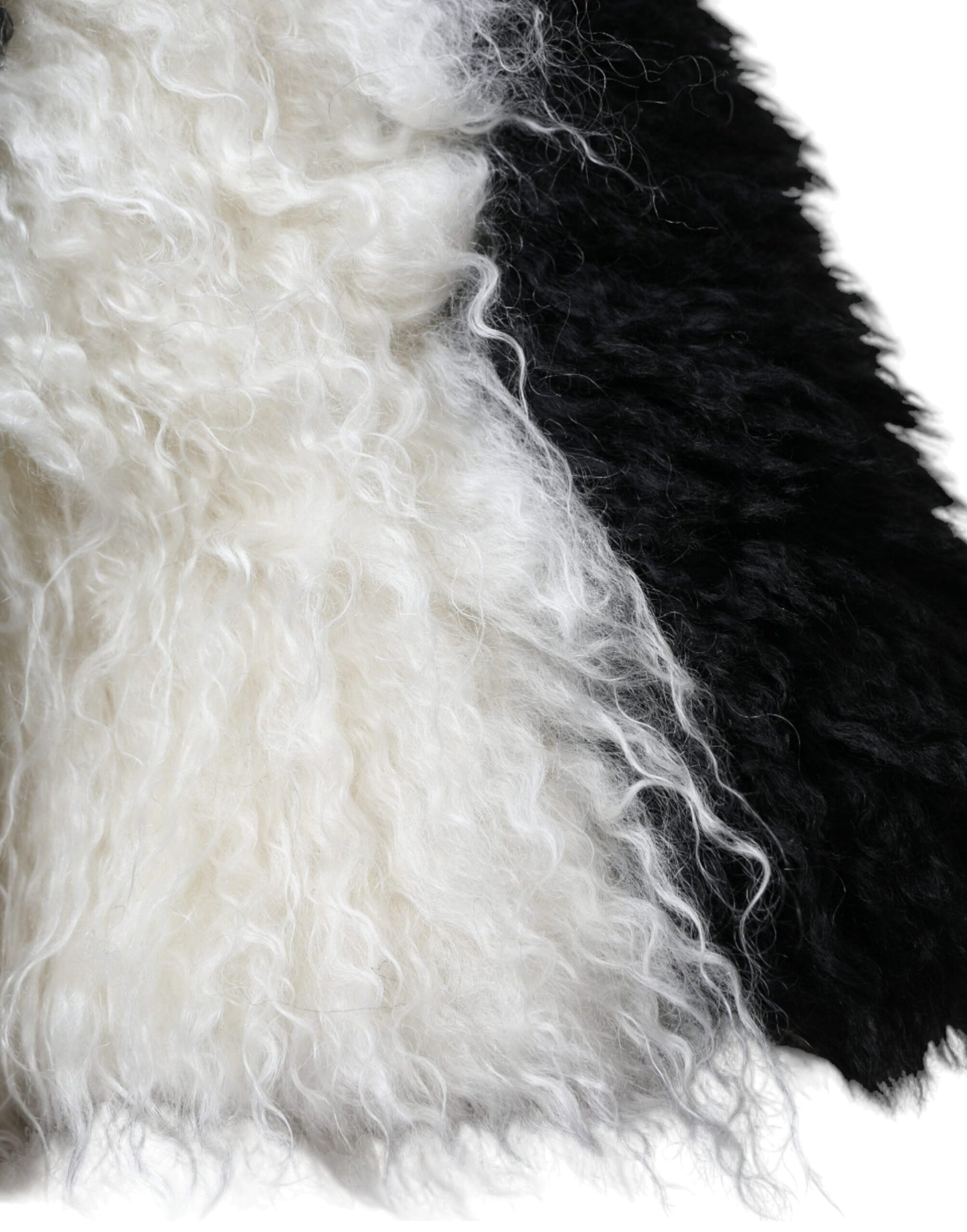 Dolce & Gabbana Black White Stripes Mohair Fur Bucket Hat Curated Luxury Accessories by Orvyn