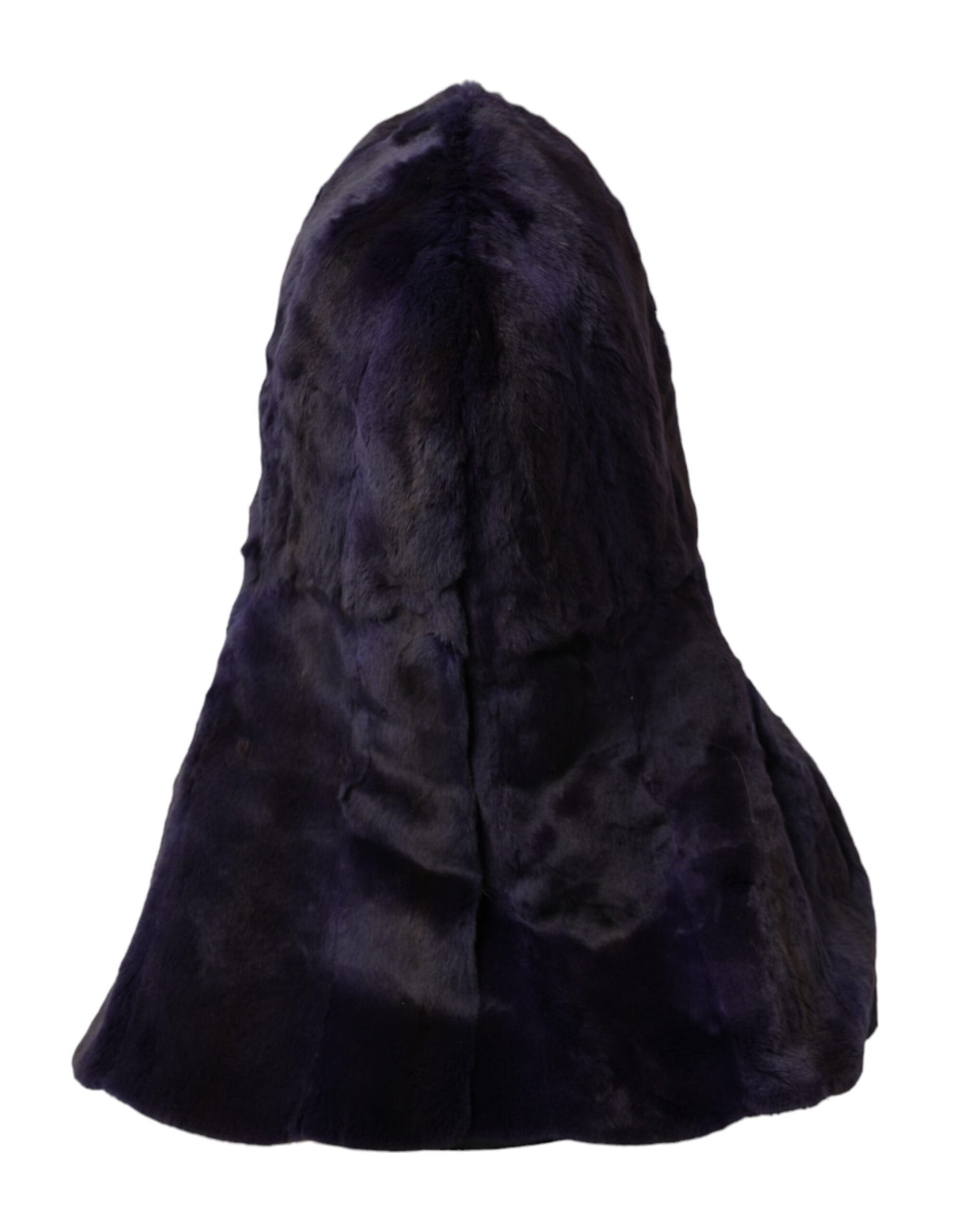 Dolce & Gabbana Black Weasel Fur Whole Head Wrap Hat Curated Luxury Accessories by Orvyn