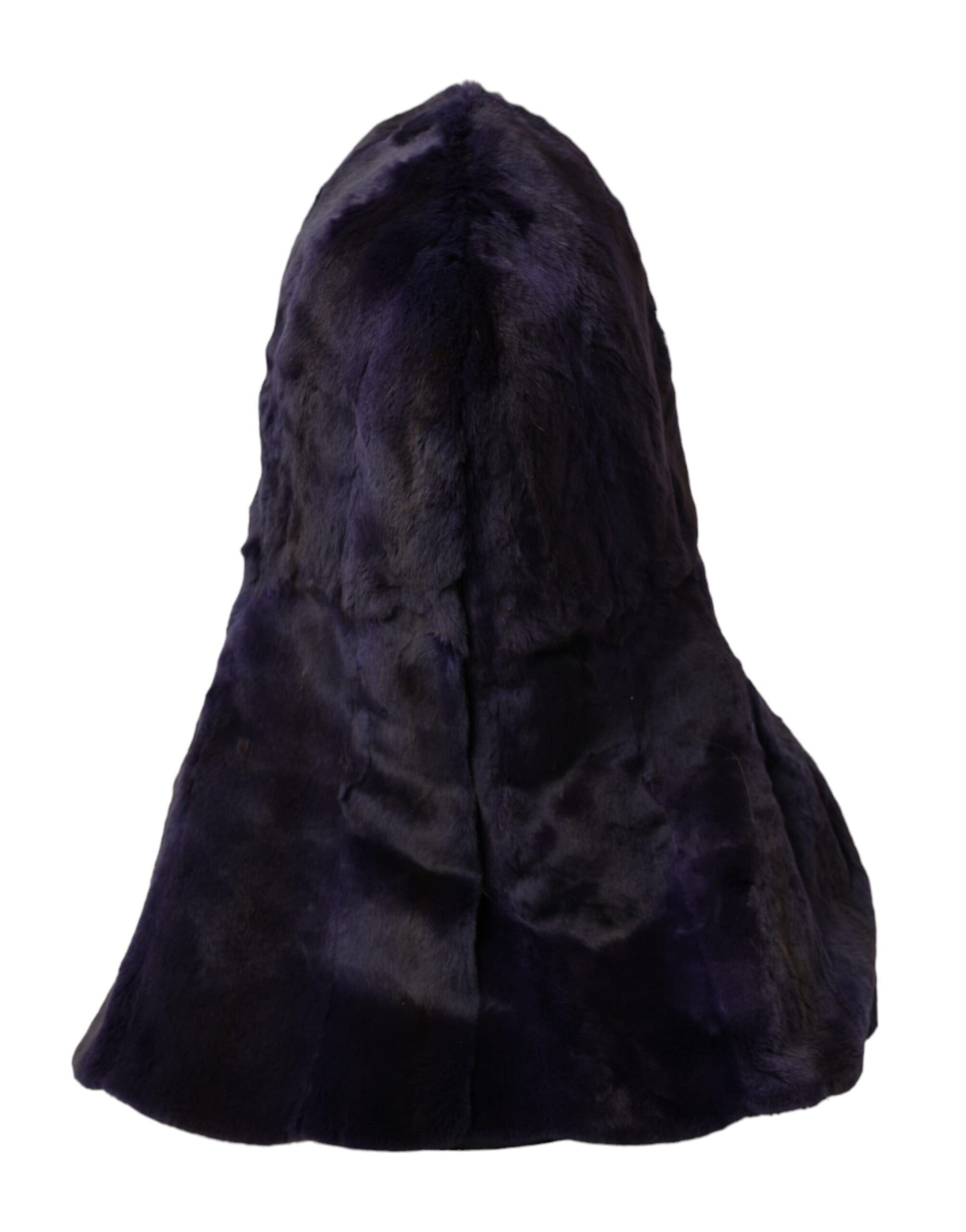 Dolce & Gabbana Black Weasel Fur Whole Head Wrap Hat Curated Luxury Accessories by Orvyn