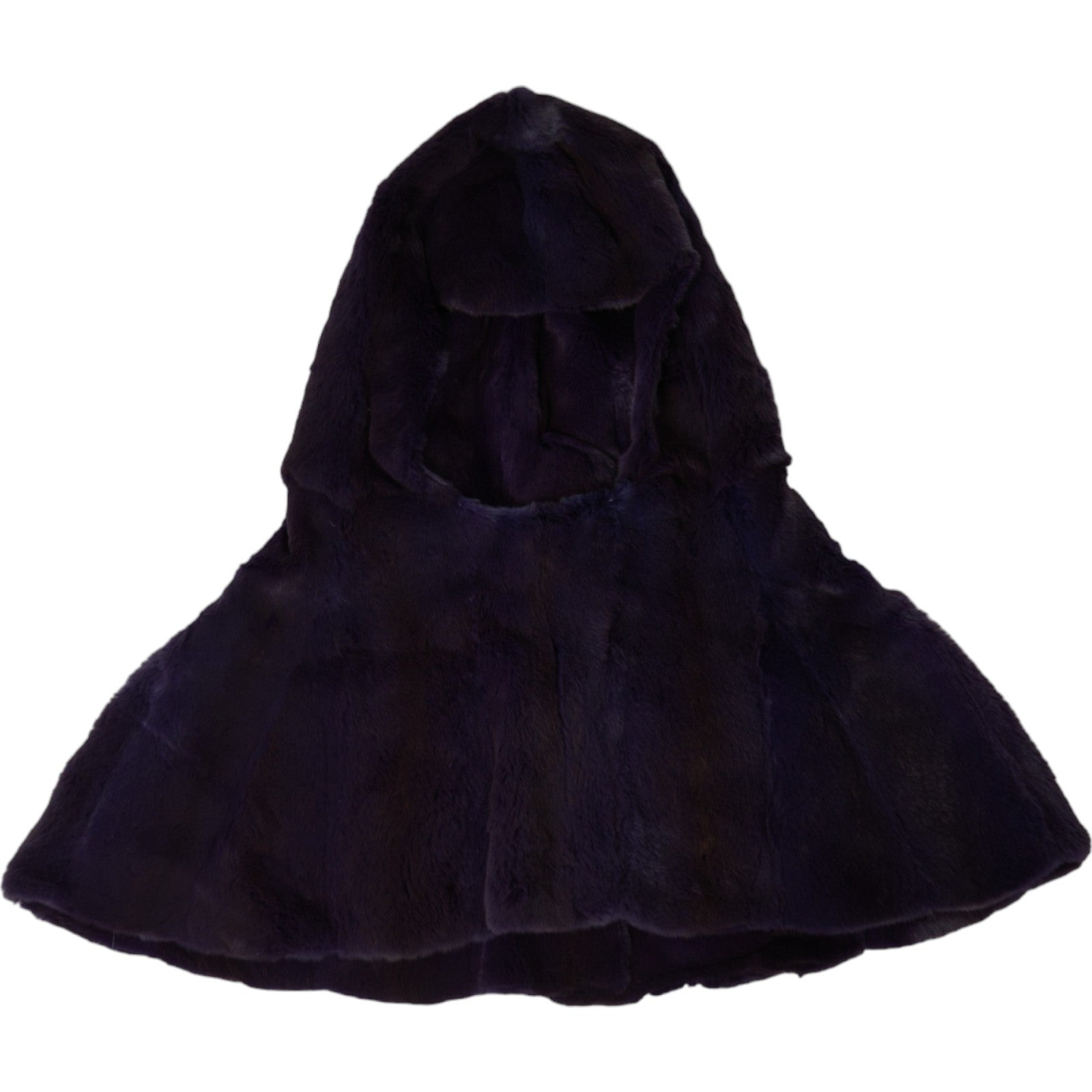 Dolce & Gabbana Black Weasel Fur Whole Head Wrap Hat Curated Luxury Accessories by Orvyn