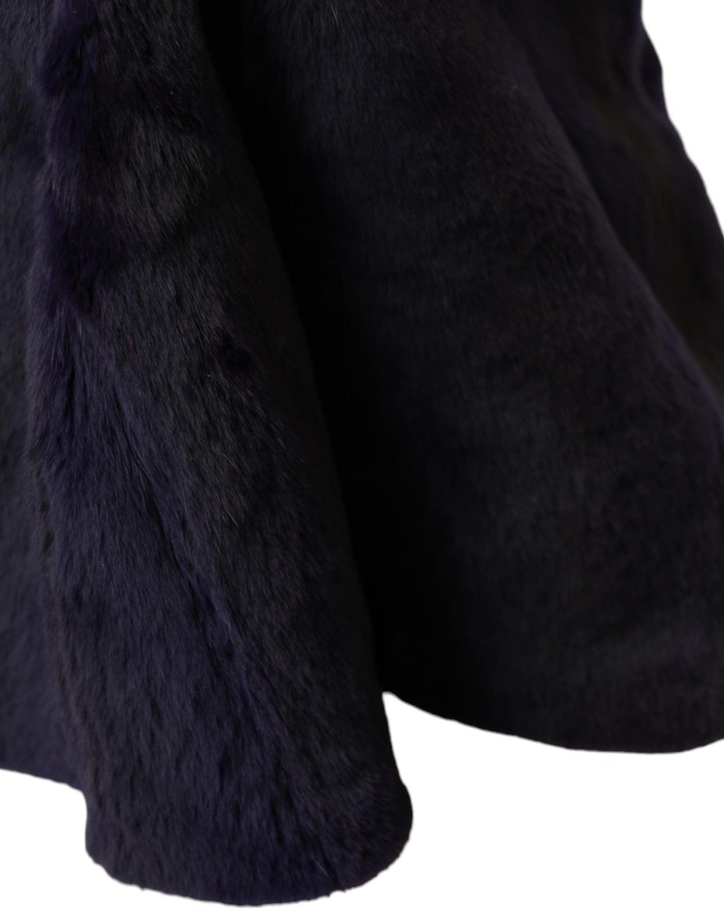 Dolce & Gabbana Black Weasel Fur Whole Head Wrap Hat Curated Luxury Accessories by Orvyn