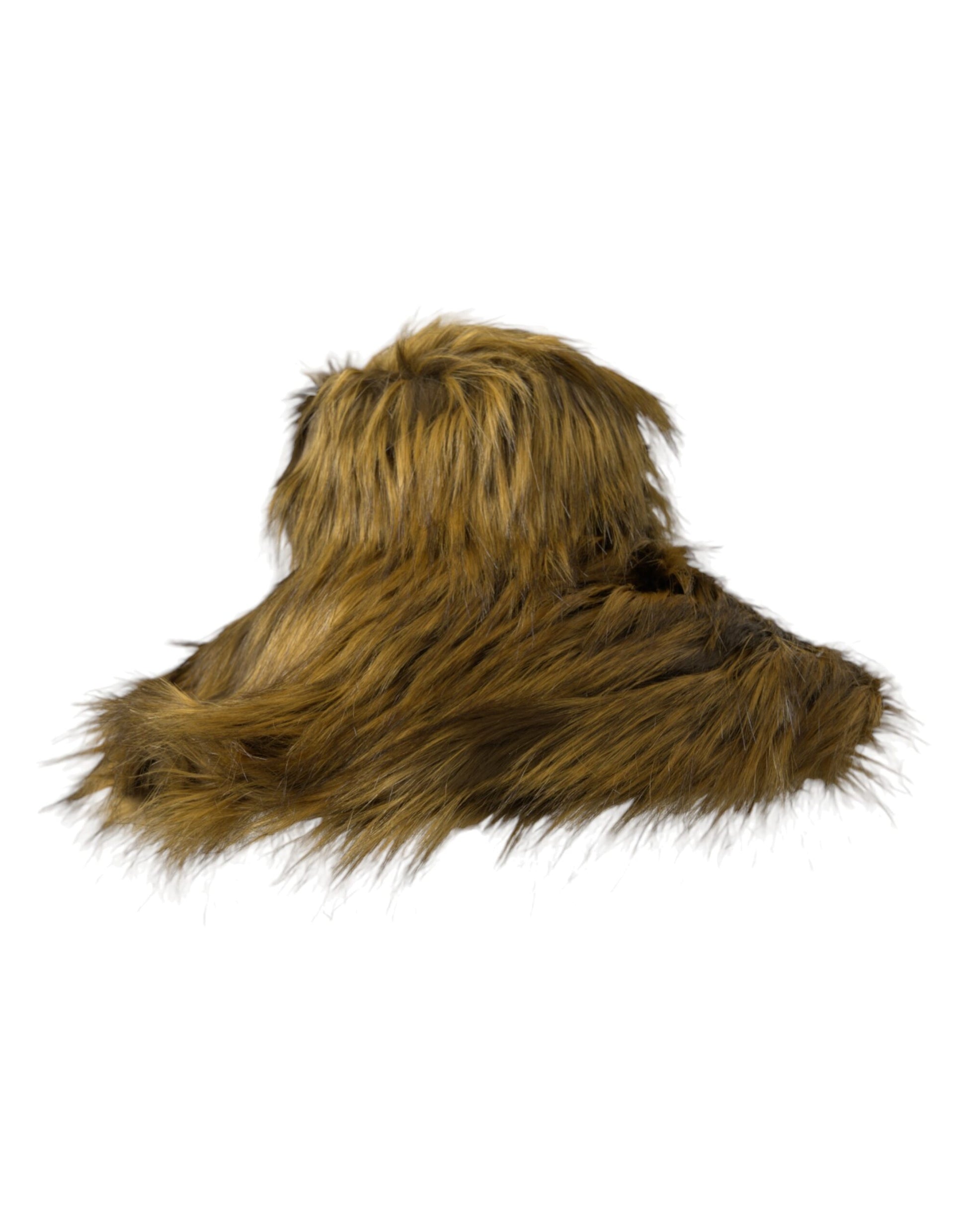 Dolce & Gabbana Brown Modacrylic Faux Fur Bucket Hat Curated Luxury Accessories by Orvyn