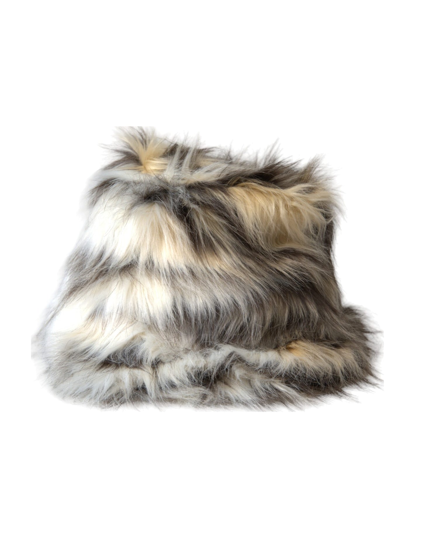 Dolce & Gabbana Multicolor Acrylic Fur Women Bucket Hat Curated Luxury Accessories by Orvyn