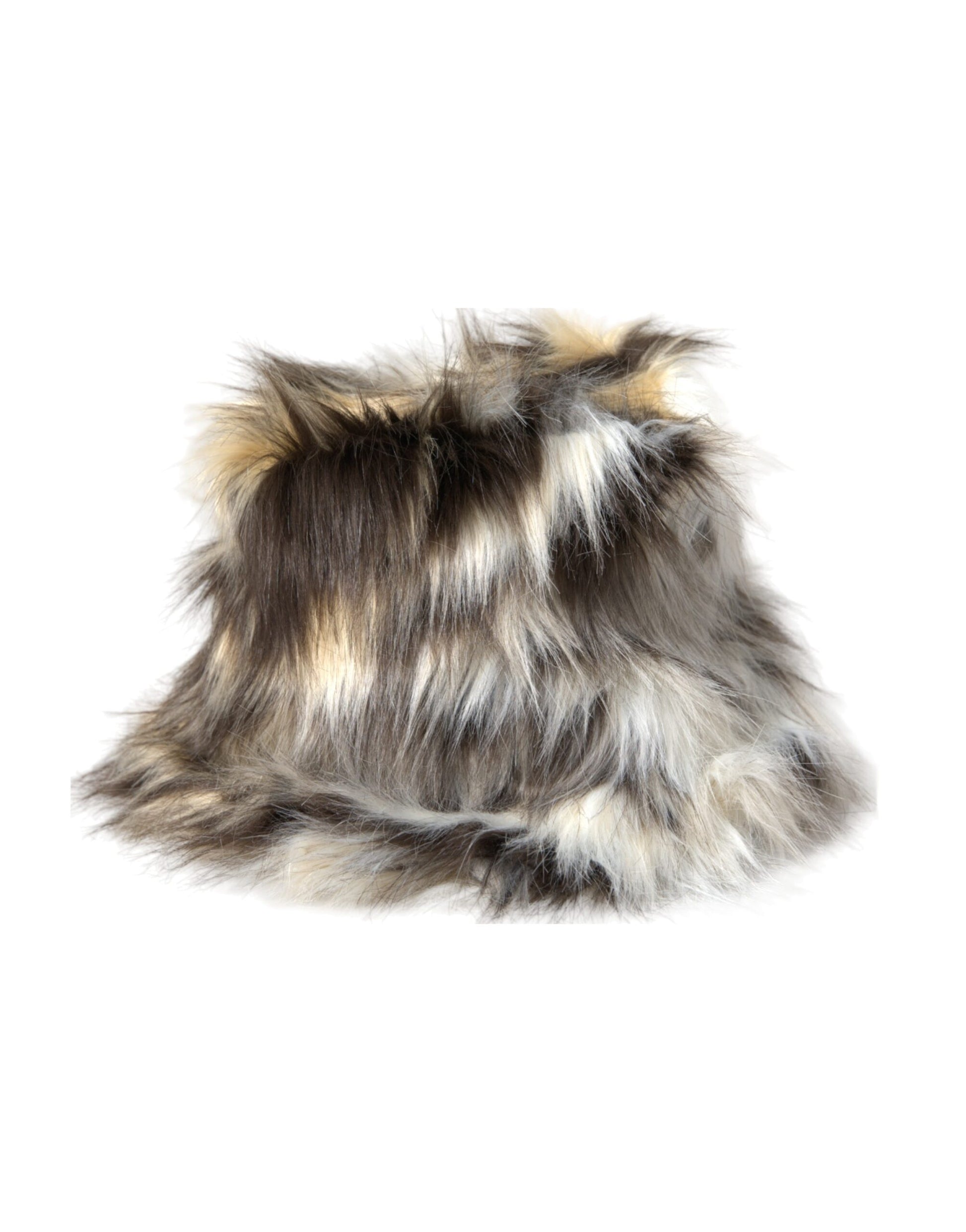 Dolce & Gabbana Multicolor Acrylic Fur Women Bucket Hat Curated Luxury Accessories by Orvyn