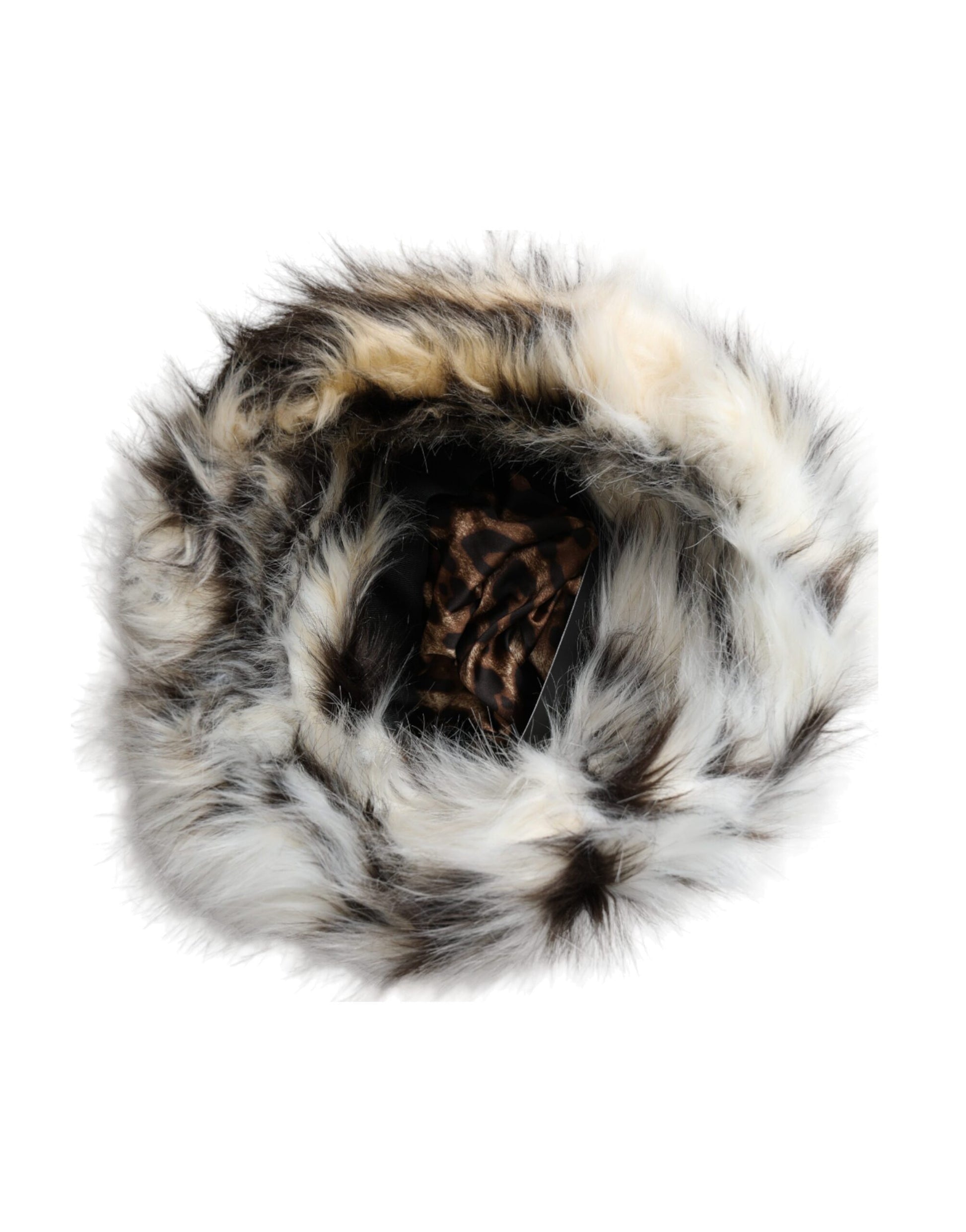 Dolce & Gabbana Multicolor Acrylic Fur Women Bucket Hat Curated Luxury Accessories by Orvyn