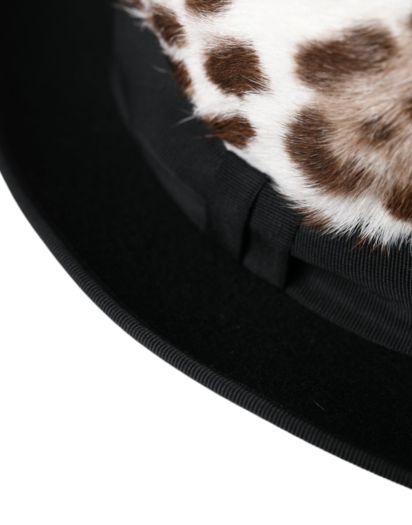 Dolce & Gabbana Multicolor Leopard Women Fedora Hat Curated Luxury Accessories by Orvyn