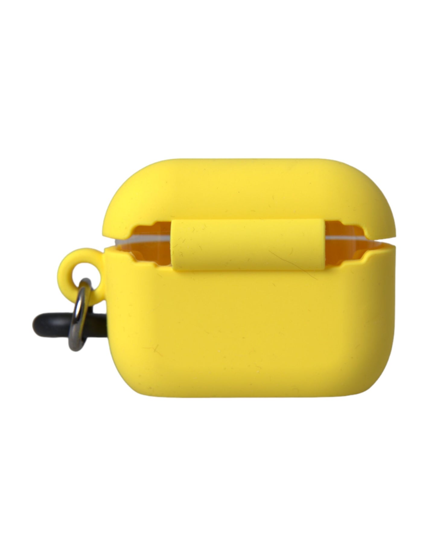 Dolce & Gabbana Yellow Silicone Logo Embossed Airpods Case Curated Luxury Accessories by Orvyn