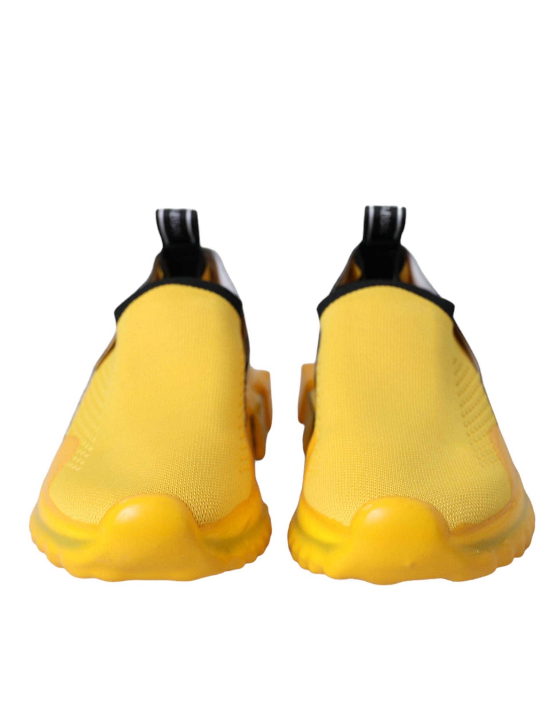 Dolce & Gabbana Yellow Sorrento Slip On Sneakers Women Shoes Curated Luxury Accessories by Orvyn