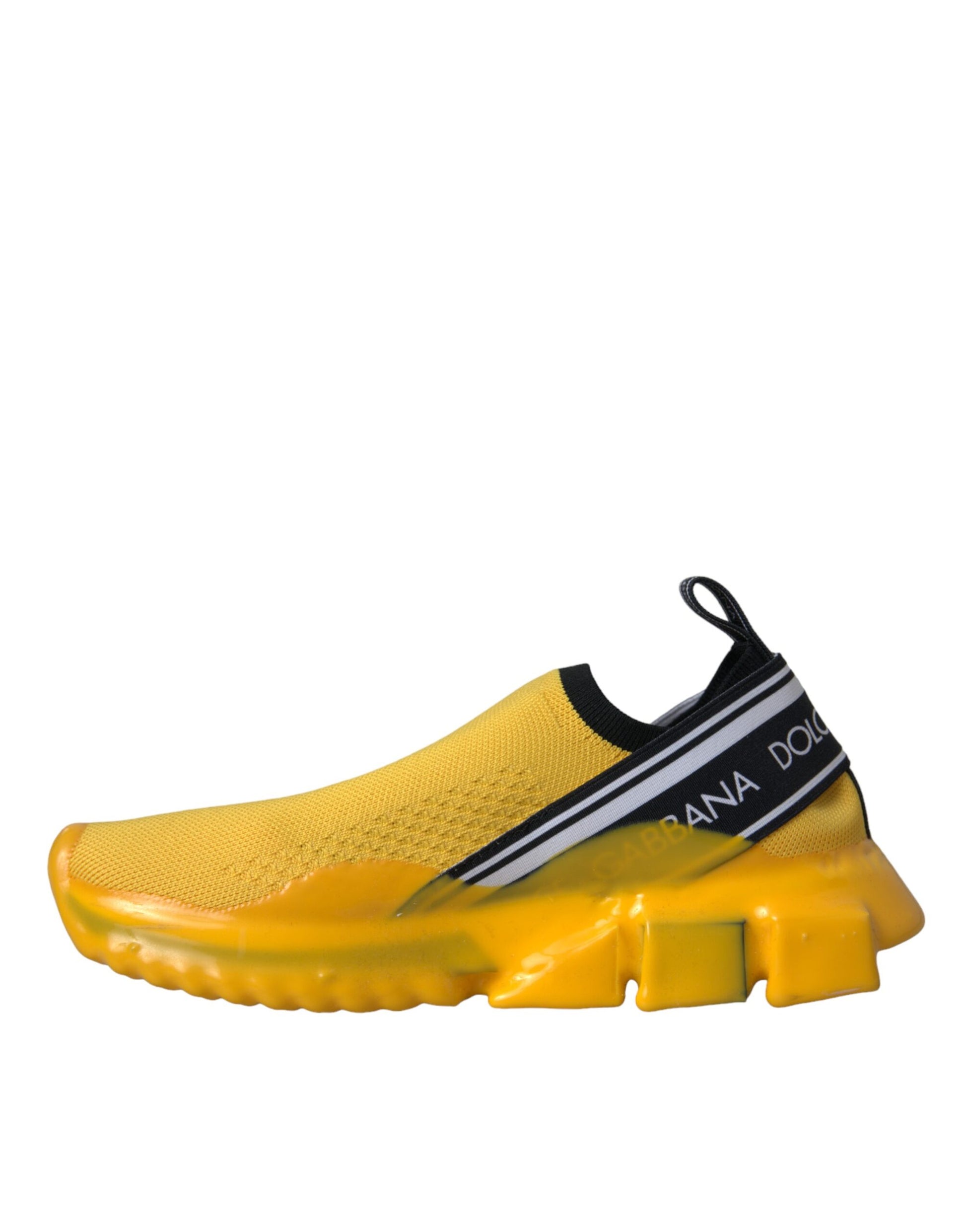 Dolce & Gabbana Yellow Sorrento Slip On Sneakers Women Shoes Curated Luxury Accessories by Orvyn