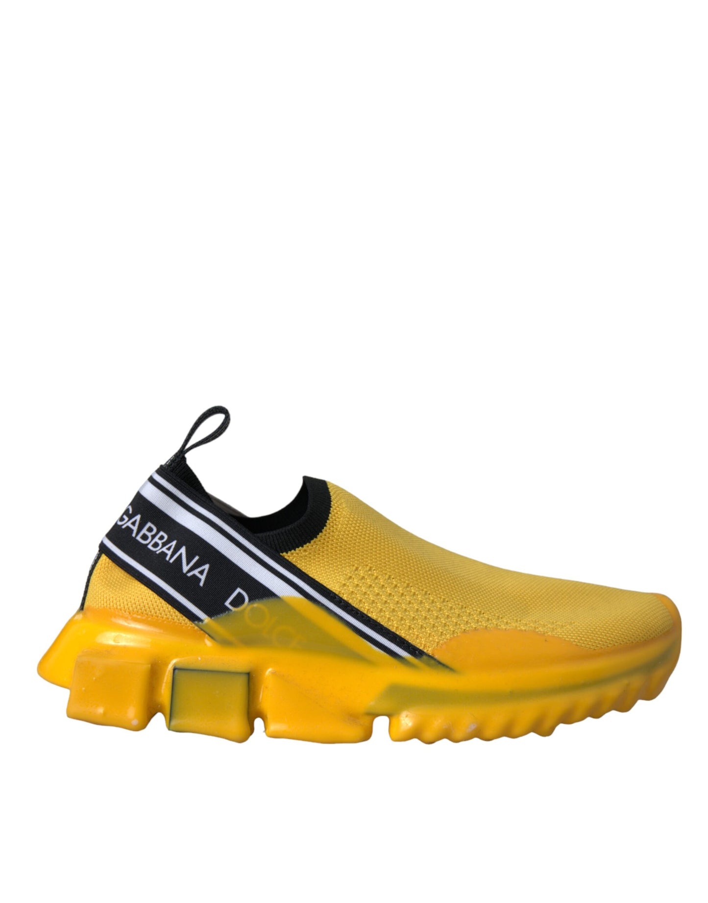 Dolce & Gabbana Yellow Sorrento Slip On Sneakers Women Shoes Curated Luxury Accessories by Orvyn
