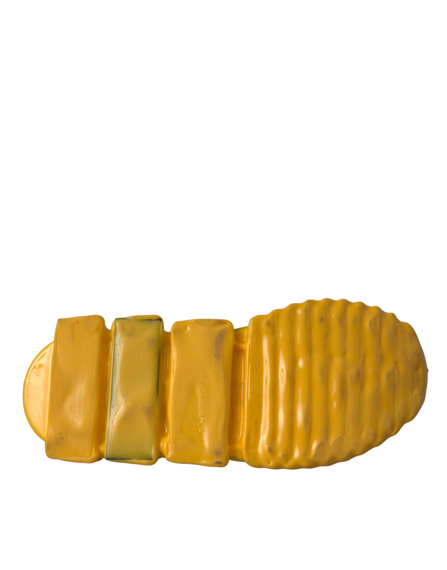 Dolce & Gabbana Yellow Sorrento Slip On Sneakers Women Shoes Curated Luxury Accessories by Orvyn