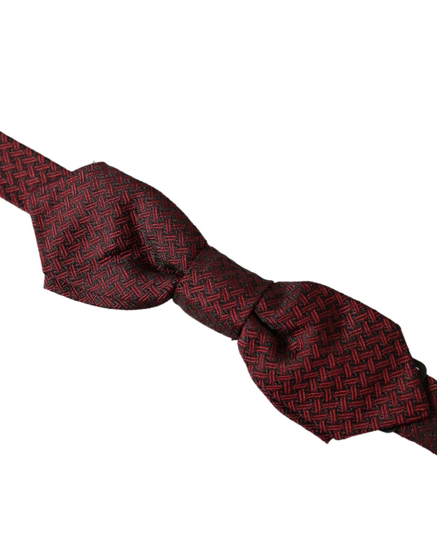 Dolce & Gabbana Red Silk Fantasy Adjustable Neck Men Bow Tie Curated Luxury Accessories by Orvyn