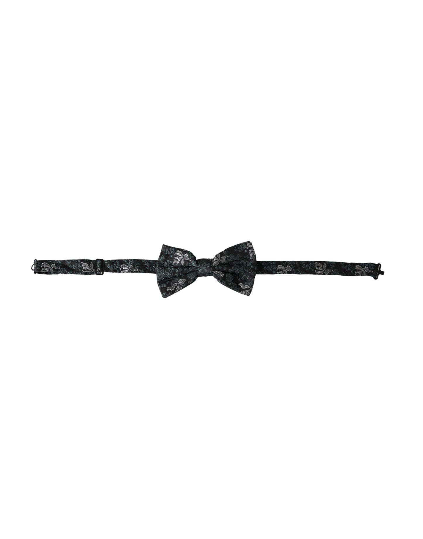 Dolce & Gabbana Multicolor Fantasy Floral Silk Adjustable Neck Men Bow Tie Curated Luxury Accessories by Orvyn