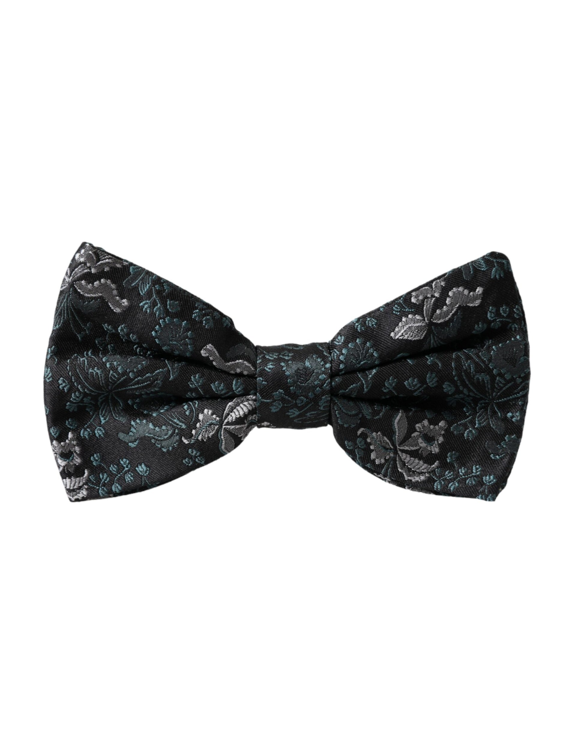 Dolce & Gabbana Multicolor Fantasy Floral Silk Adjustable Neck Men Bow Tie Curated Luxury Accessories by Orvyn