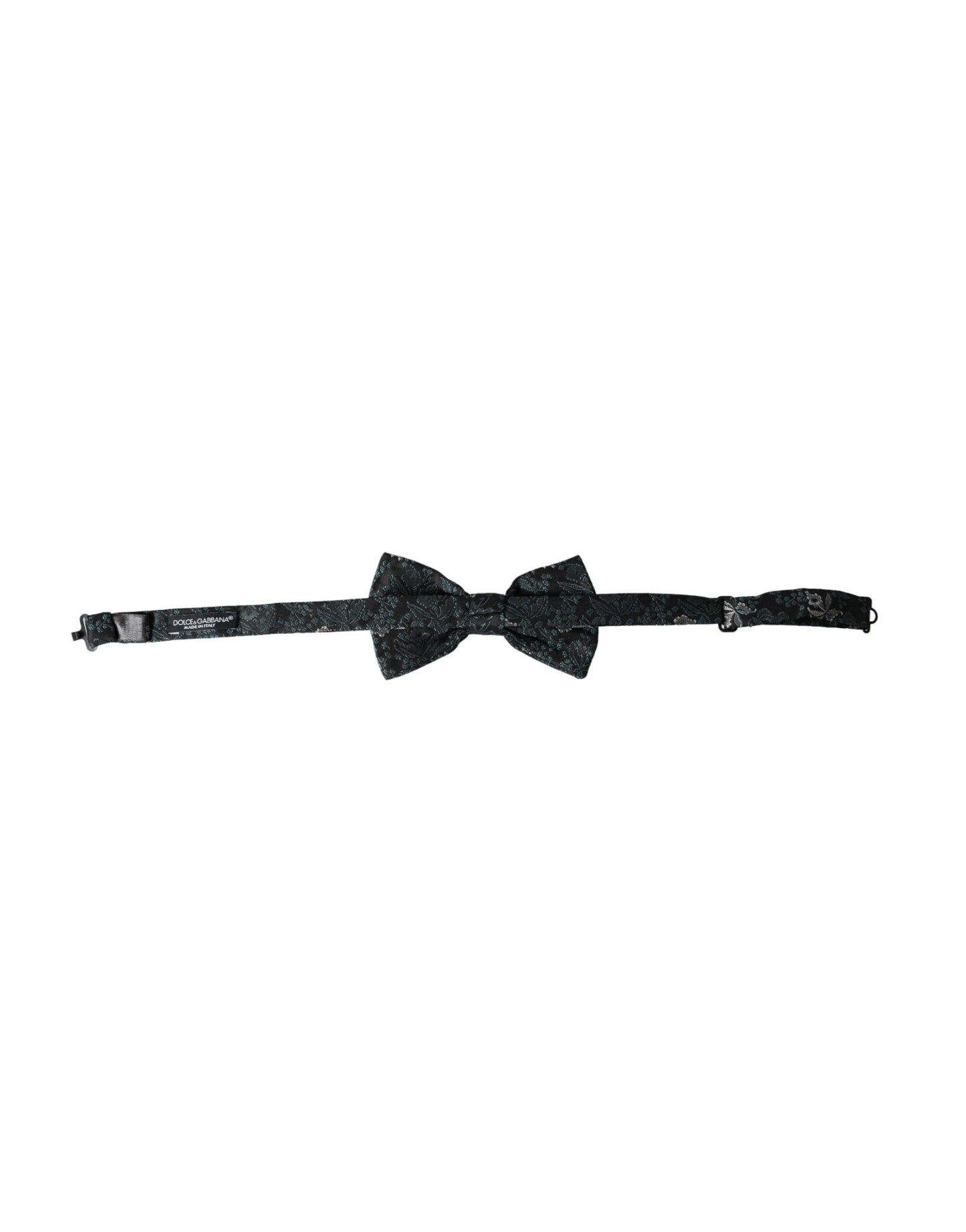 Dolce & Gabbana Multicolor Fantasy Floral Silk Adjustable Neck Men Bow Tie Curated Luxury Accessories by Orvyn