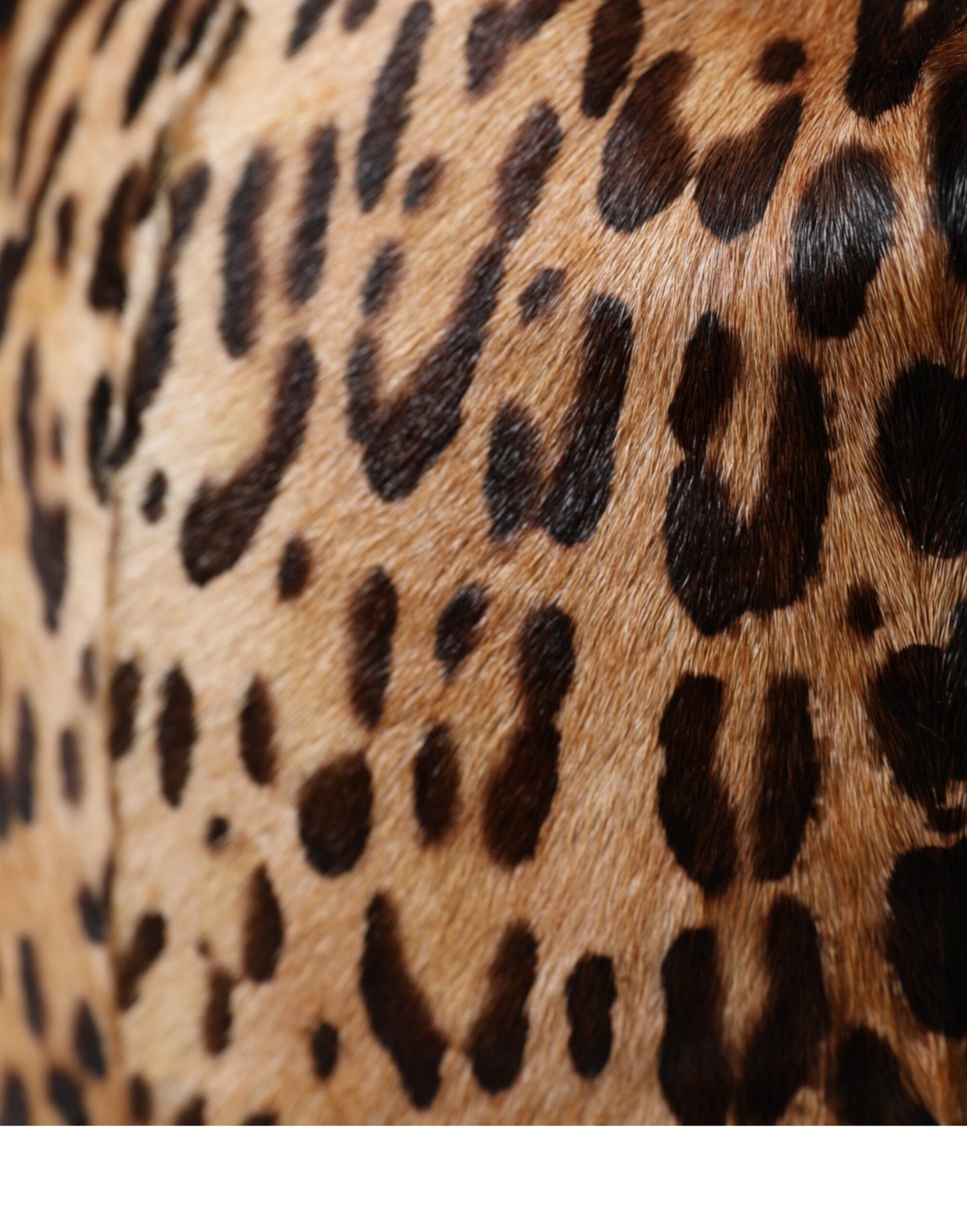 Dolce & Gabbana Brown Leopard Fur Women Bucket Hat Curated Luxury Accessories by Orvyn