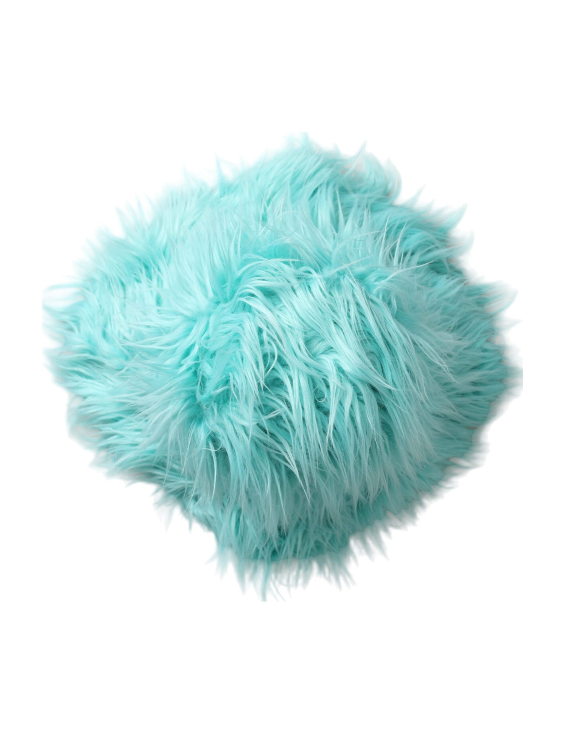 Dolce & Gabbana Mint Green Acrylic Fur Womens Bucket Hat Curated Luxury Accessories by Orvyn