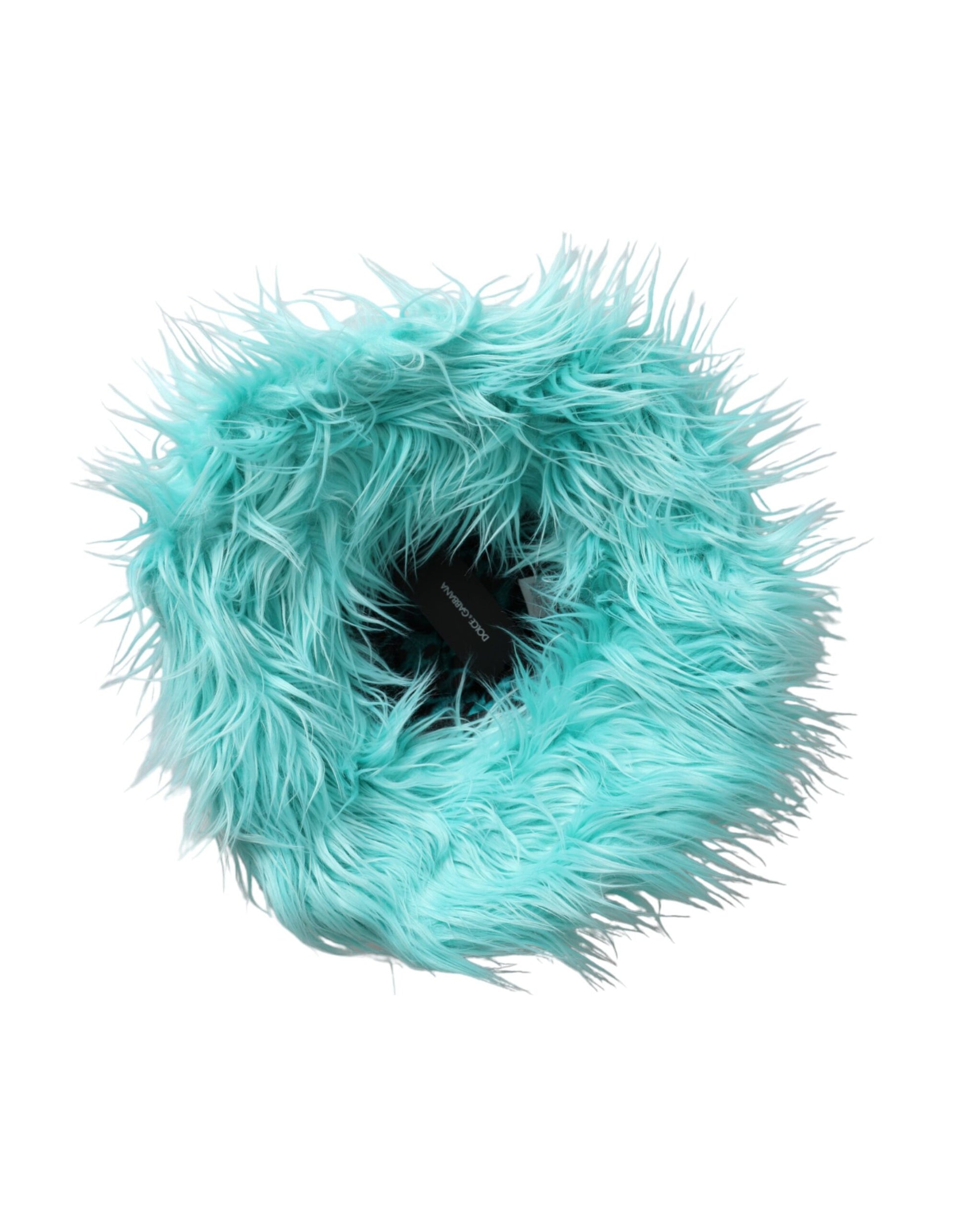 Dolce & Gabbana Mint Green Acrylic Fur Womens Bucket Hat Curated Luxury Accessories by Orvyn