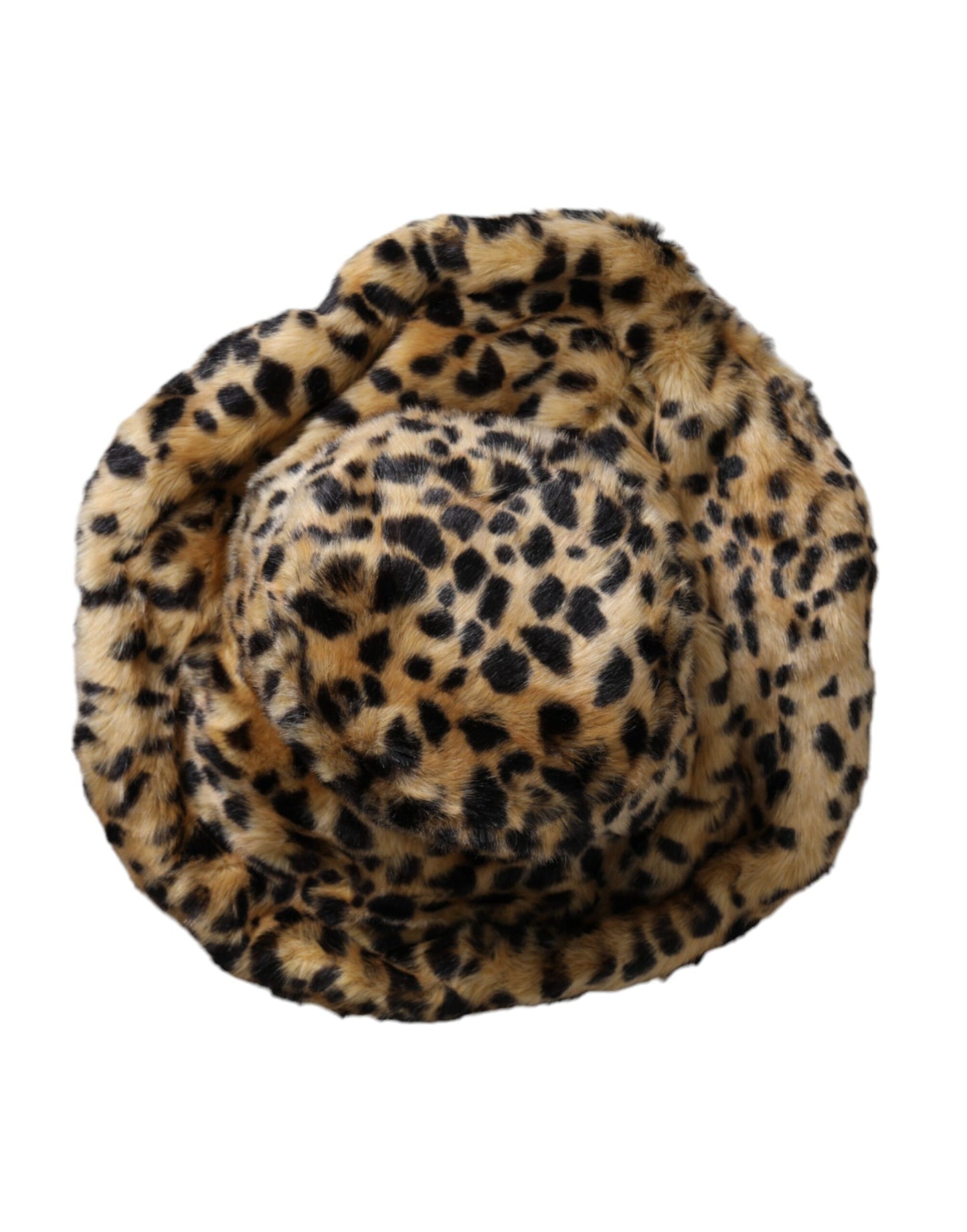Dolce & Gabbana Brown Leopard Fur Women Bucket Hat Curated Luxury Accessories by Orvyn