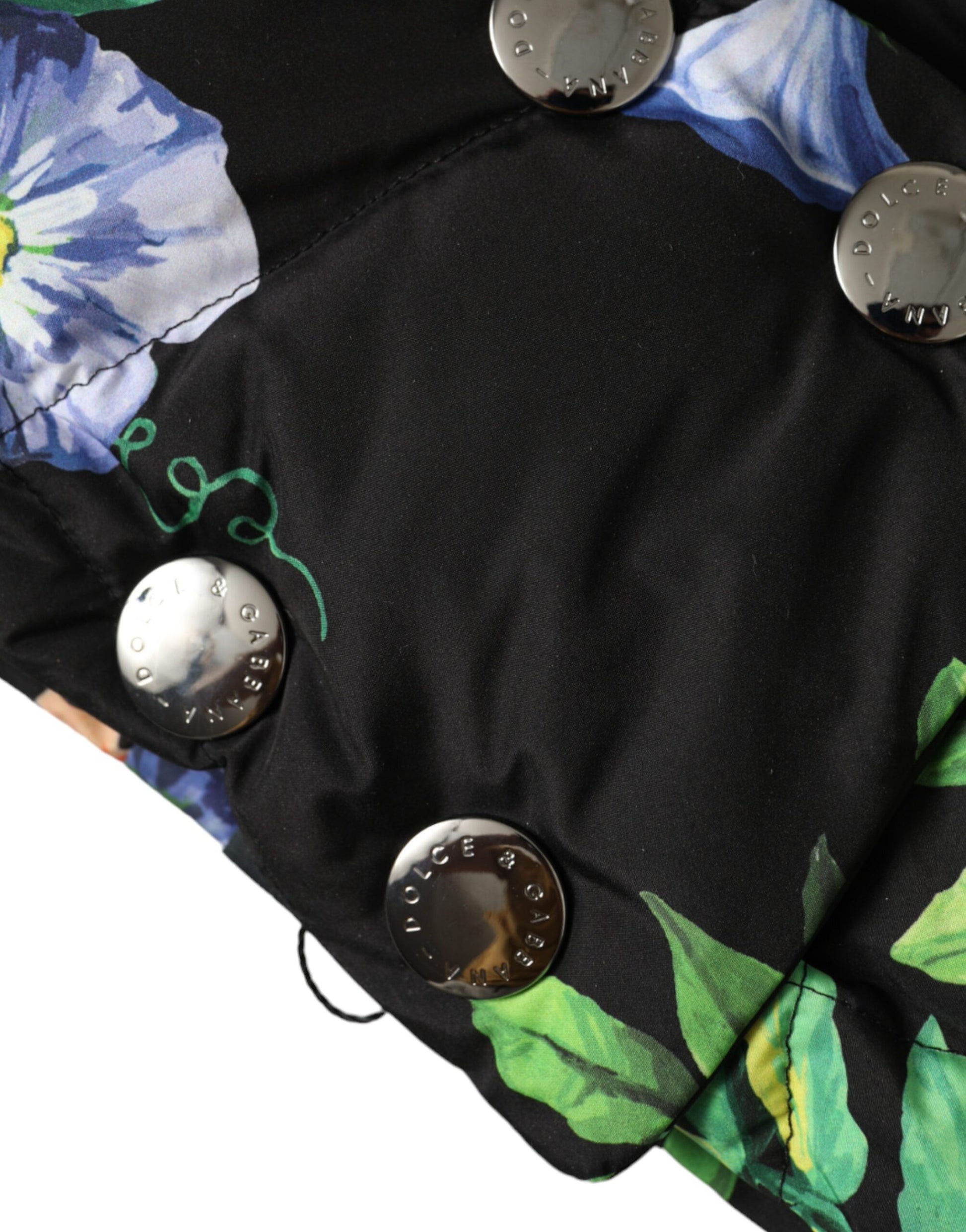 Dolce & Gabbana Black Floral Print Whole Head Wrap Hat Curated Luxury Accessories by Orvyn
