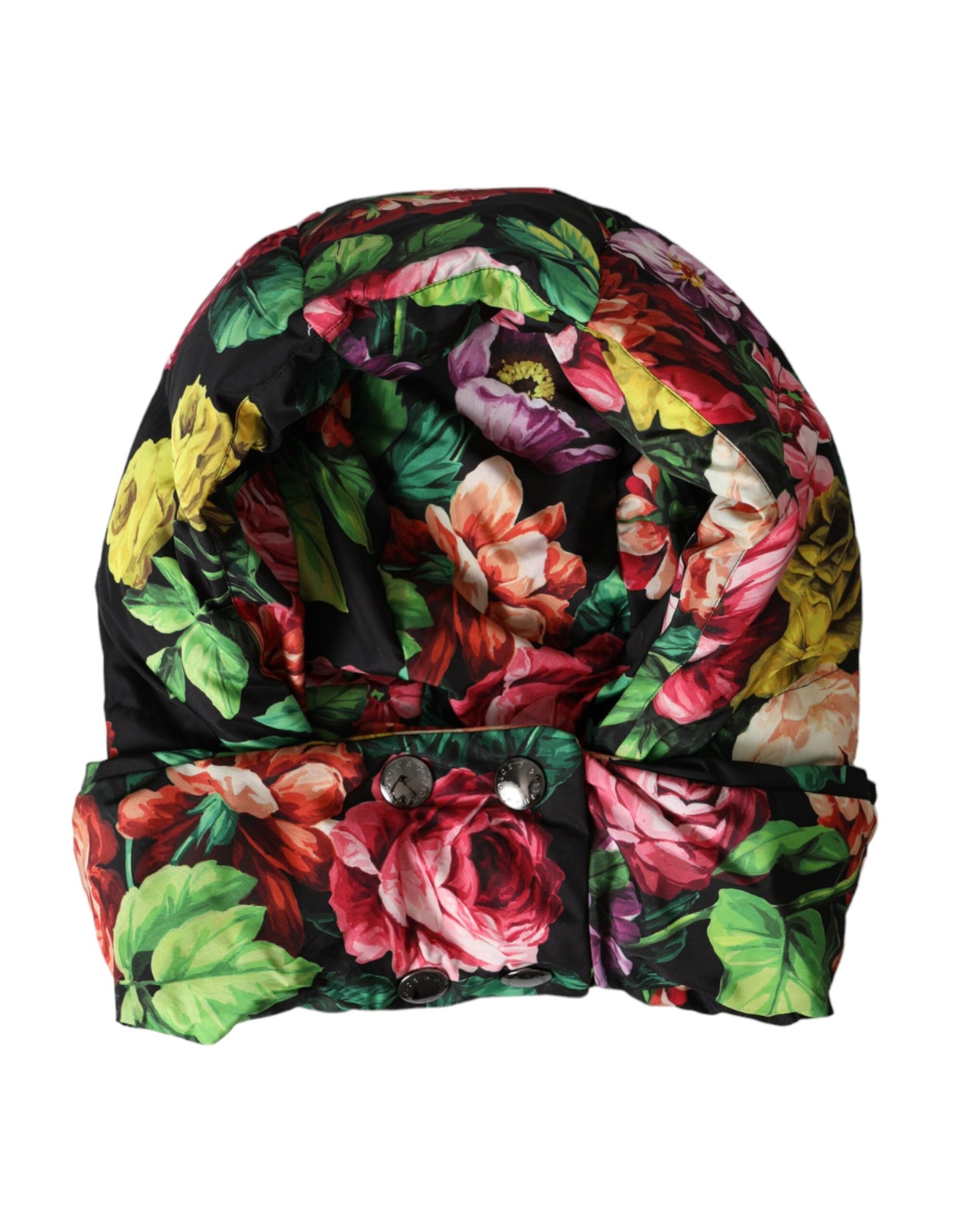 Dolce & Gabbana Hat Multicolor Floral Whole Head Wrap Hat Curated Luxury Accessories by Orvyn