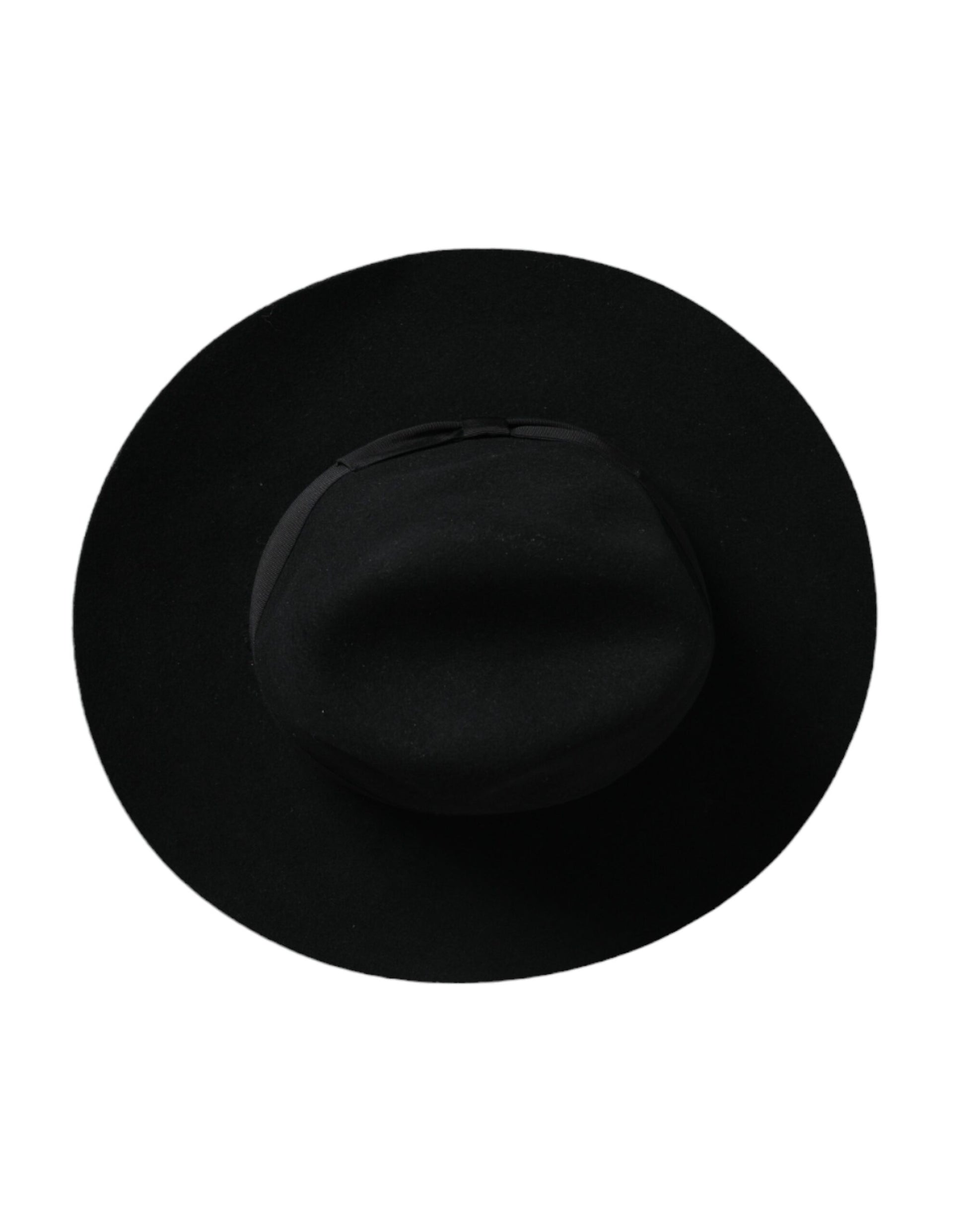 Dolce & Gabbana Black Rabbit Fedora Trilby Women Hat Curated Luxury Accessories by Orvyn