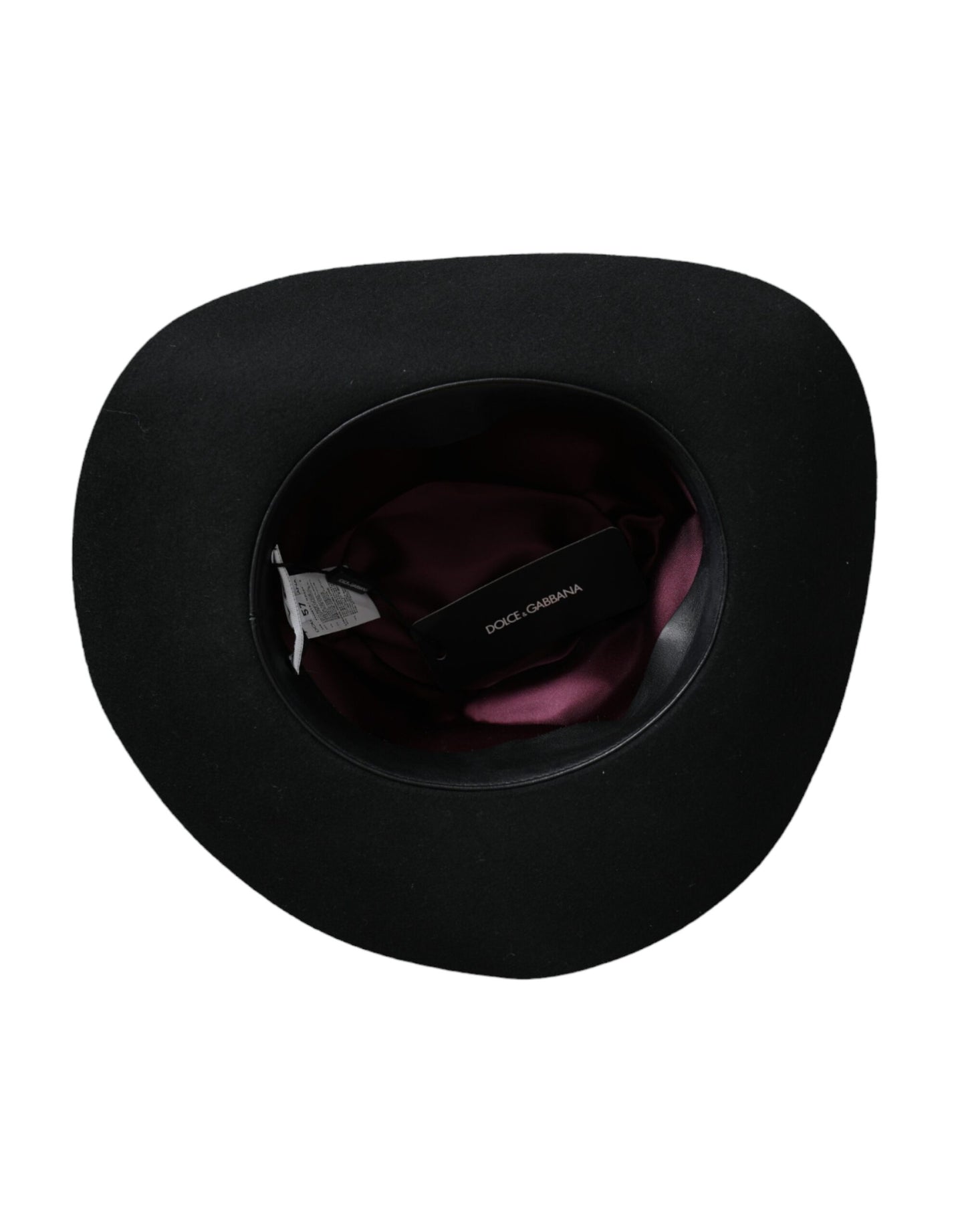 Dolce & Gabbana Black Rabbit Fedora Trilby Women Hat Curated Luxury Accessories by Orvyn