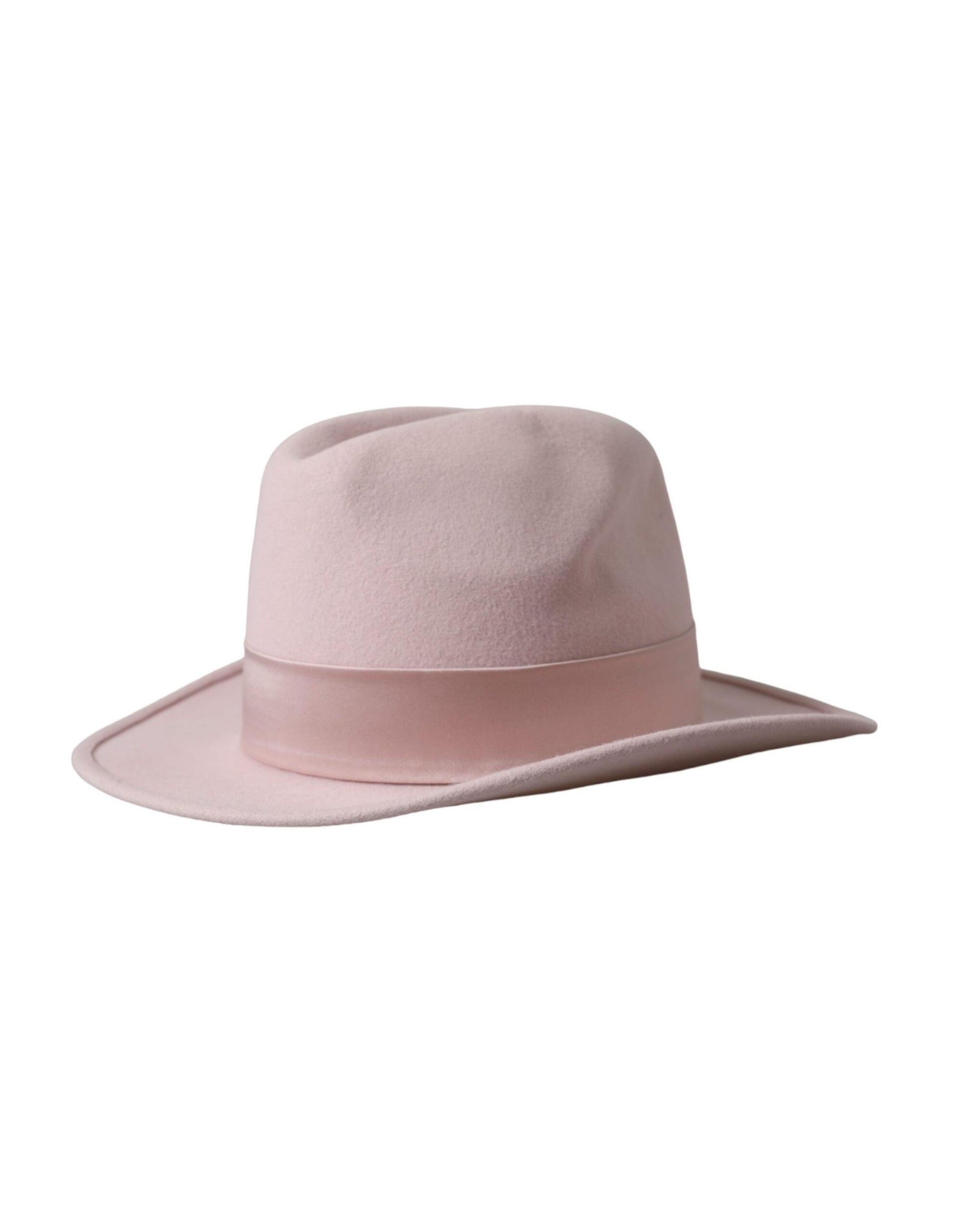 Dolce & Gabbana Pink Rabbit Fedora Trilby Women Hat Curated Luxury Accessories by Orvyn