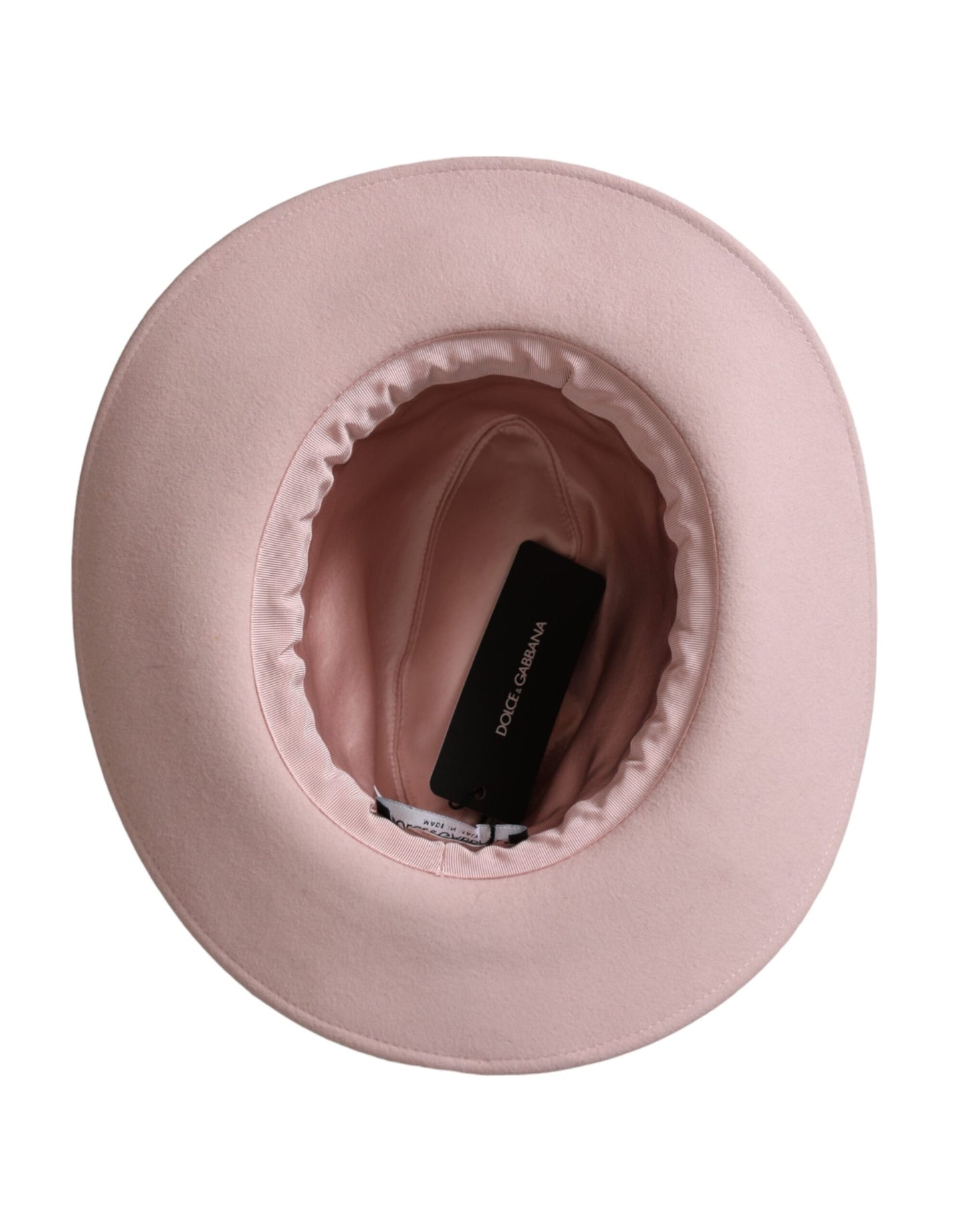 Dolce & Gabbana Pink Rabbit Fedora Trilby Women Hat Curated Luxury Accessories by Orvyn