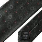 Dolce & Gabbana Dark Gray 100% Silk Fantasy Adjustable Men Tie Curated Luxury Accessories by Orvyn