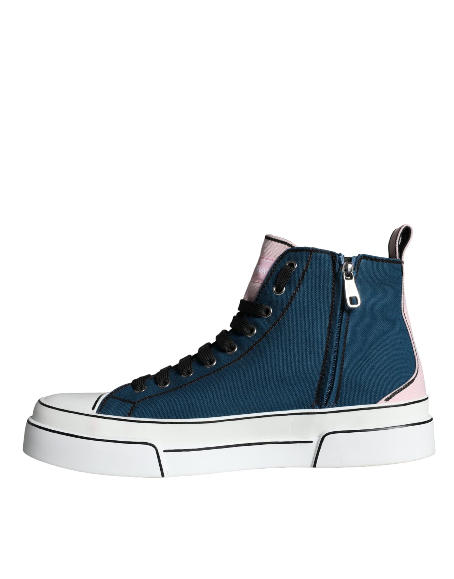 Dolce & Gabbana Multicolor Patchwork High Top Sneaker Shoes Curated Luxury Accessories by Orvyn