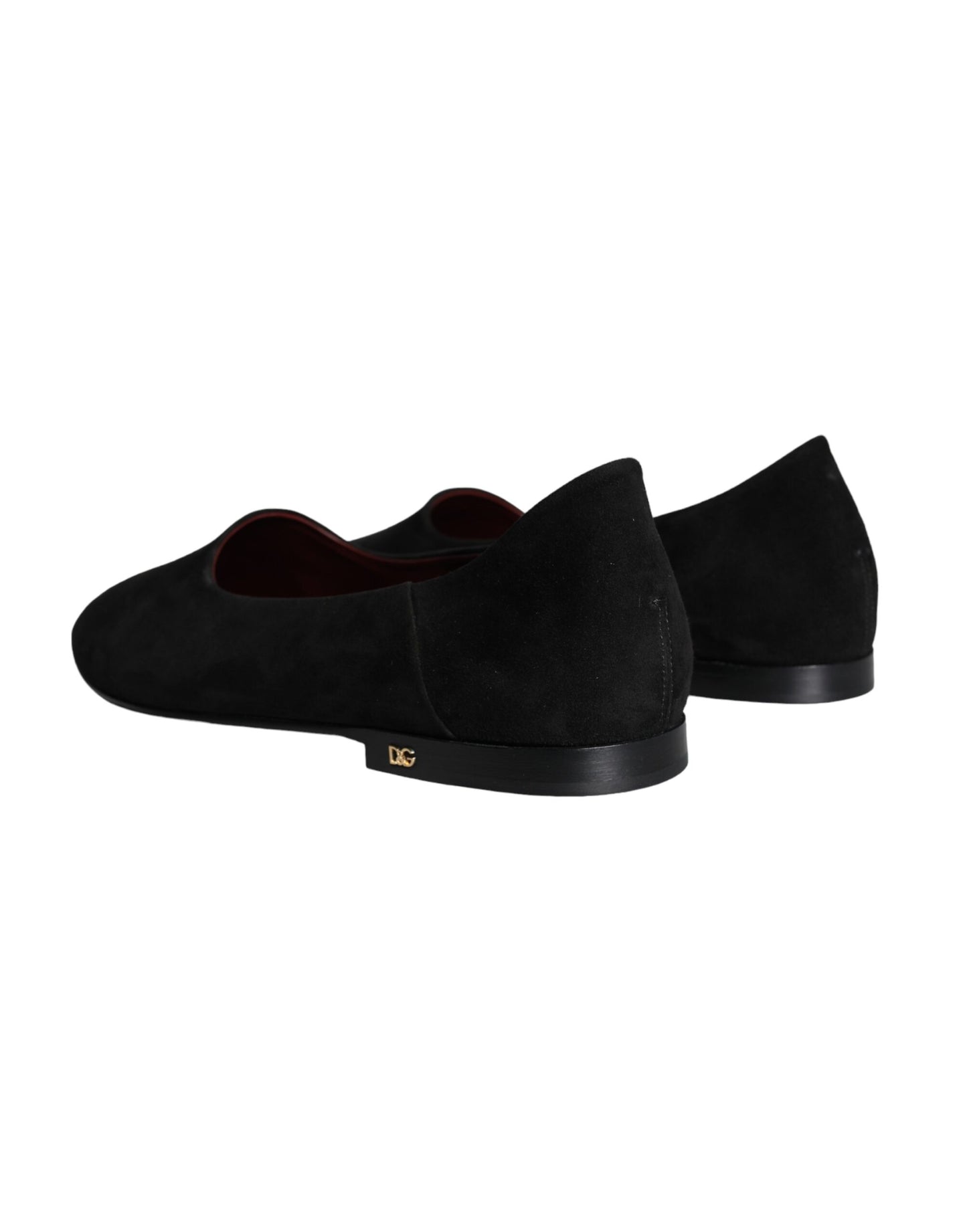 Dolce & Gabbana Black Suede Loafers Formal Slip On Shoes Curated Luxury Accessories by Orvyn