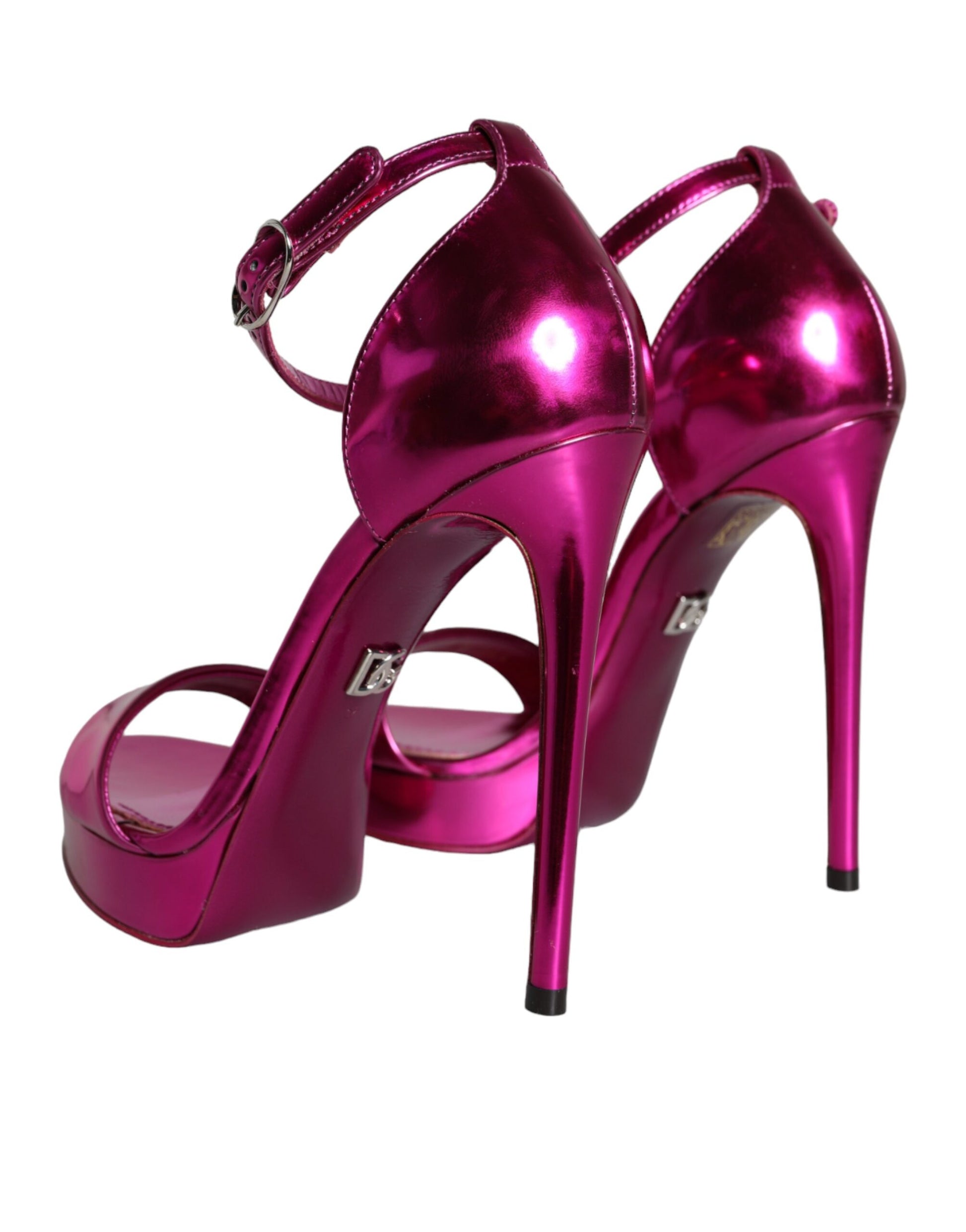 Dolce & Gabbana Fuchsia KEIRA Heels Ankle Strap Sandals Shoes Curated Luxury Accessories by Orvyn