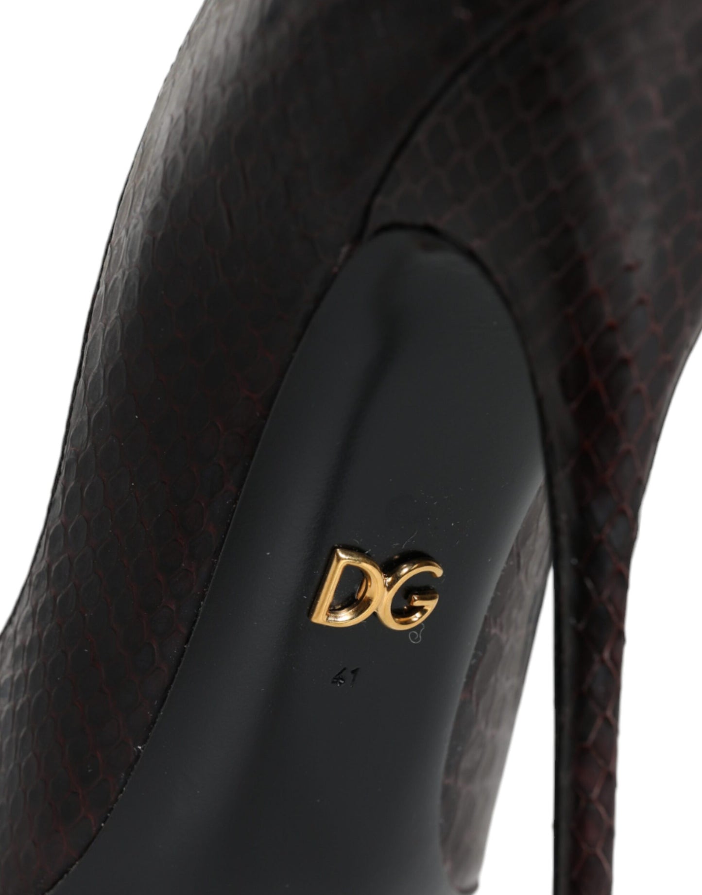 Dolce & Gabbana Multicolor Exotic Leather Heels Pumps Shoes Curated Luxury Accessories by Orvyn